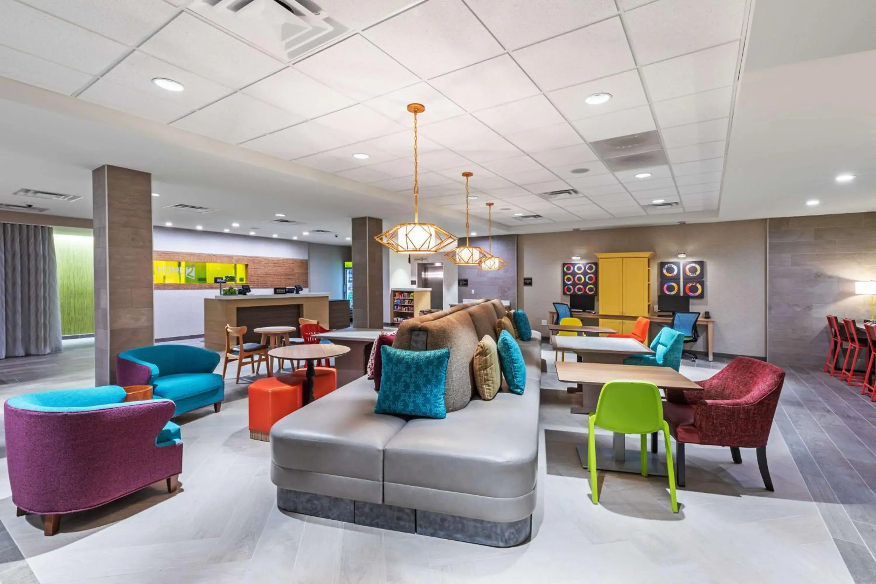 Lobby or reception in Home2 Suites By Hilton Midland East, Tx Lobby or reception in Home2 Suites By Hilton Midland East, Tx
