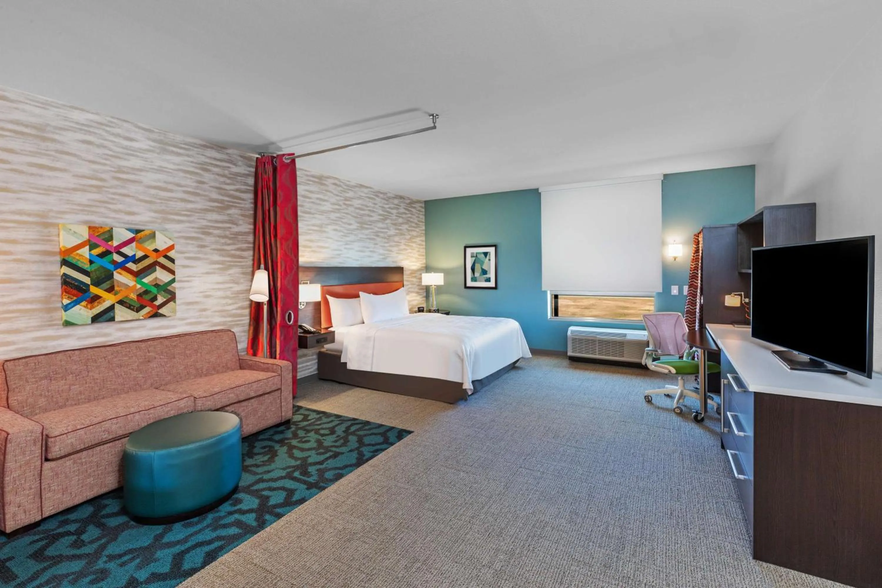 Bedroom, Bed in Home2 Suites By Hilton Midland East, Tx