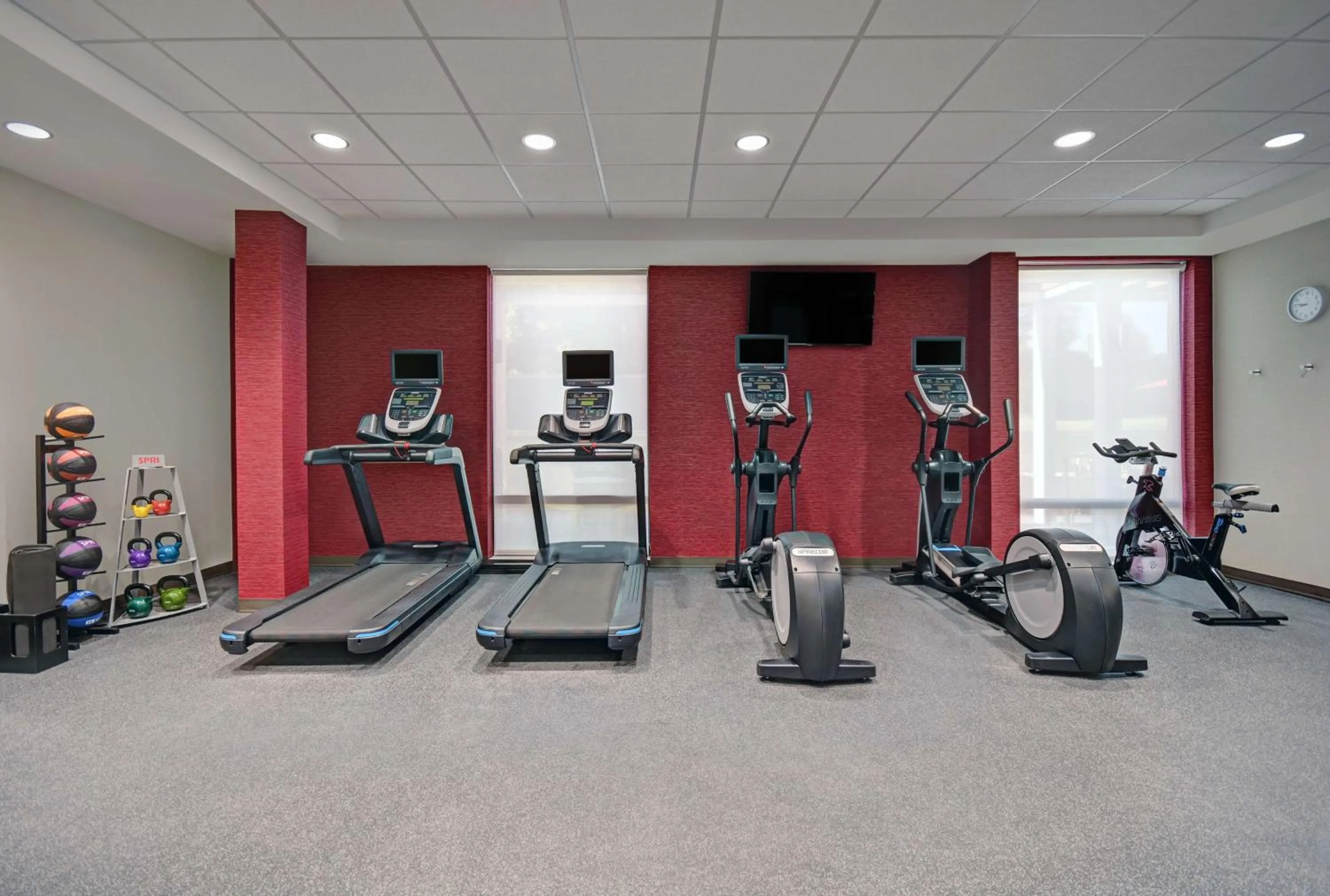 Fitness centre/facilities in Home2 Suites By Hilton Raleigh North I-540
