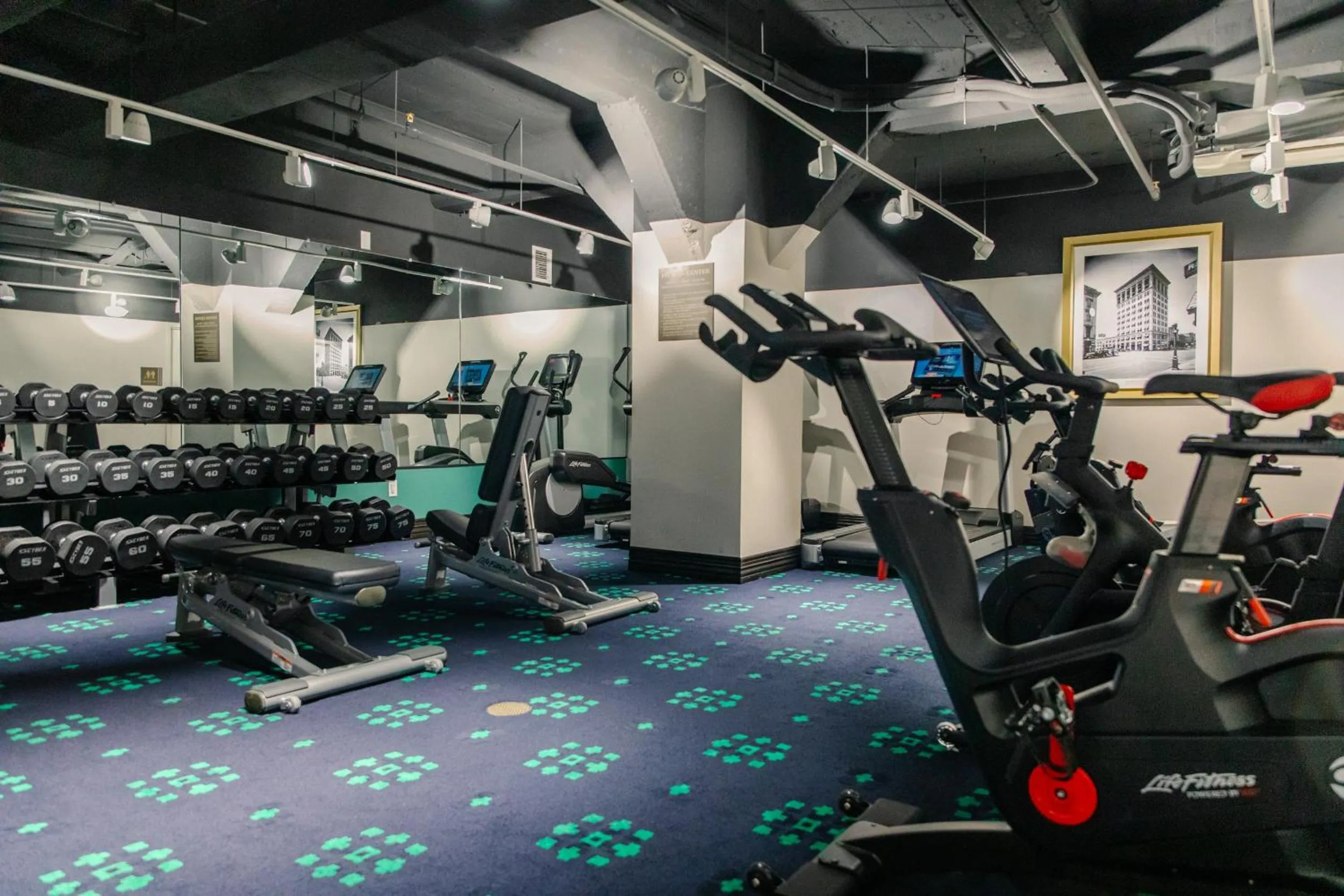 Fitness centre/facilities in The Exchange Sacramento, Curio Collection By Hilton