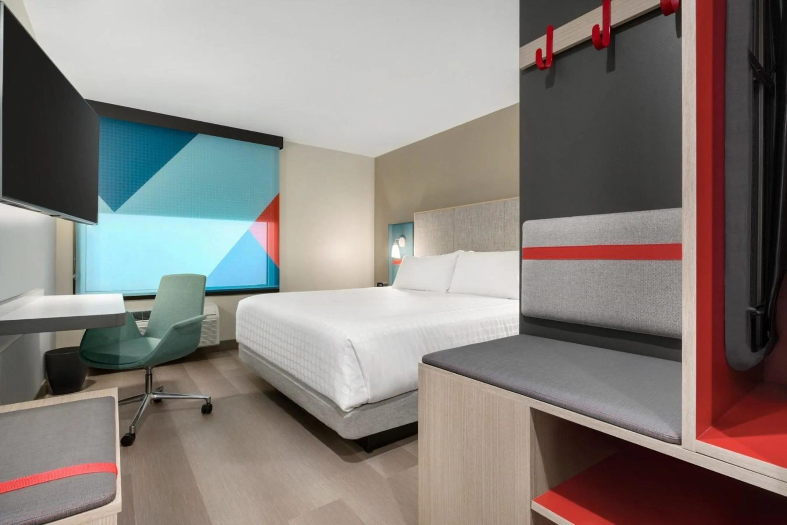 Bedroom, Bed in avid hotels - Zeeland by IHG