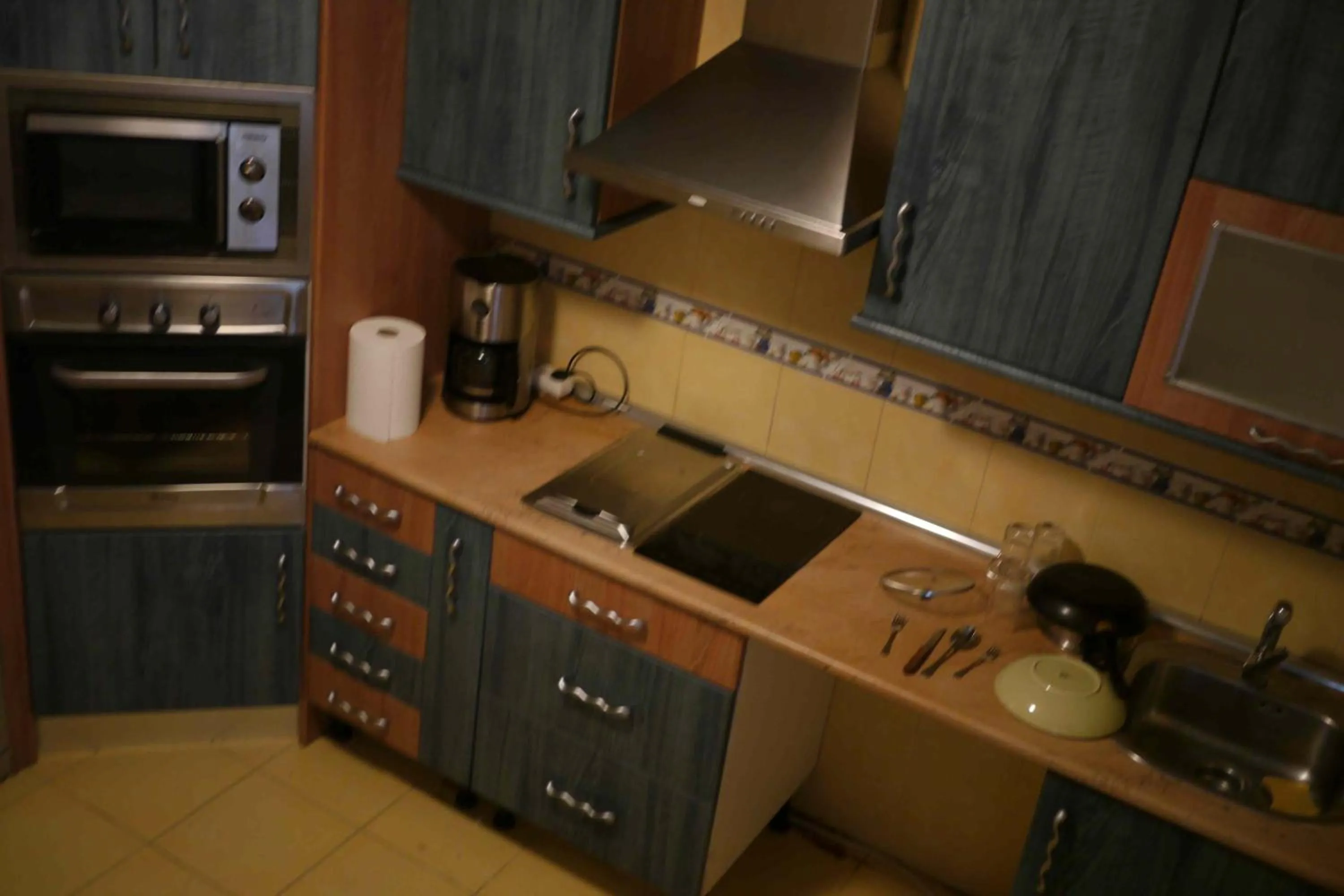 Kitchen or kitchenette in Hostal El Alba