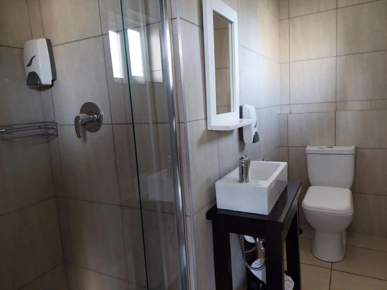 Shower in Aloes Guest House 62 on Meintjies