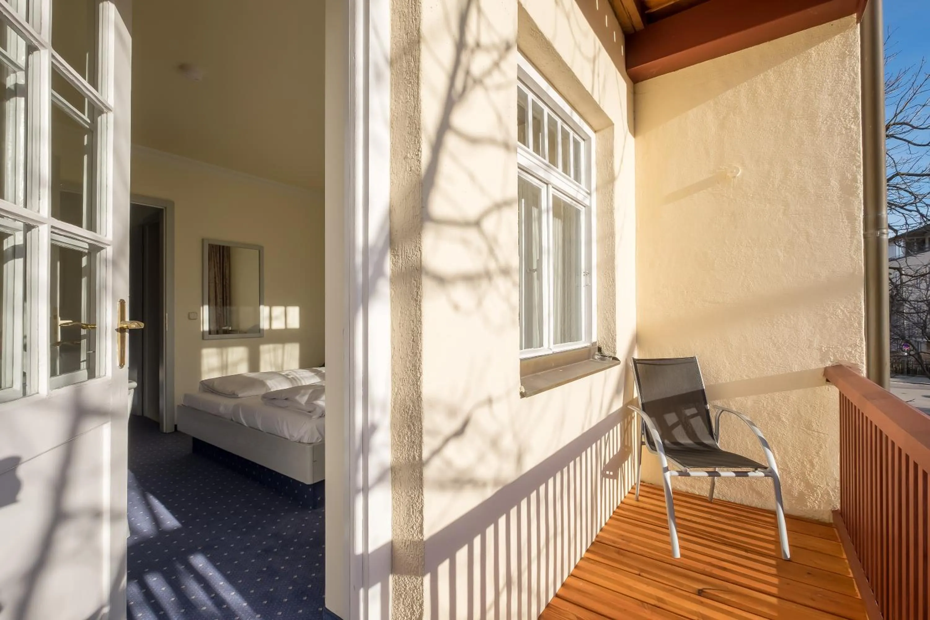 Balcony/Terrace, Bed in Gautinger Hof