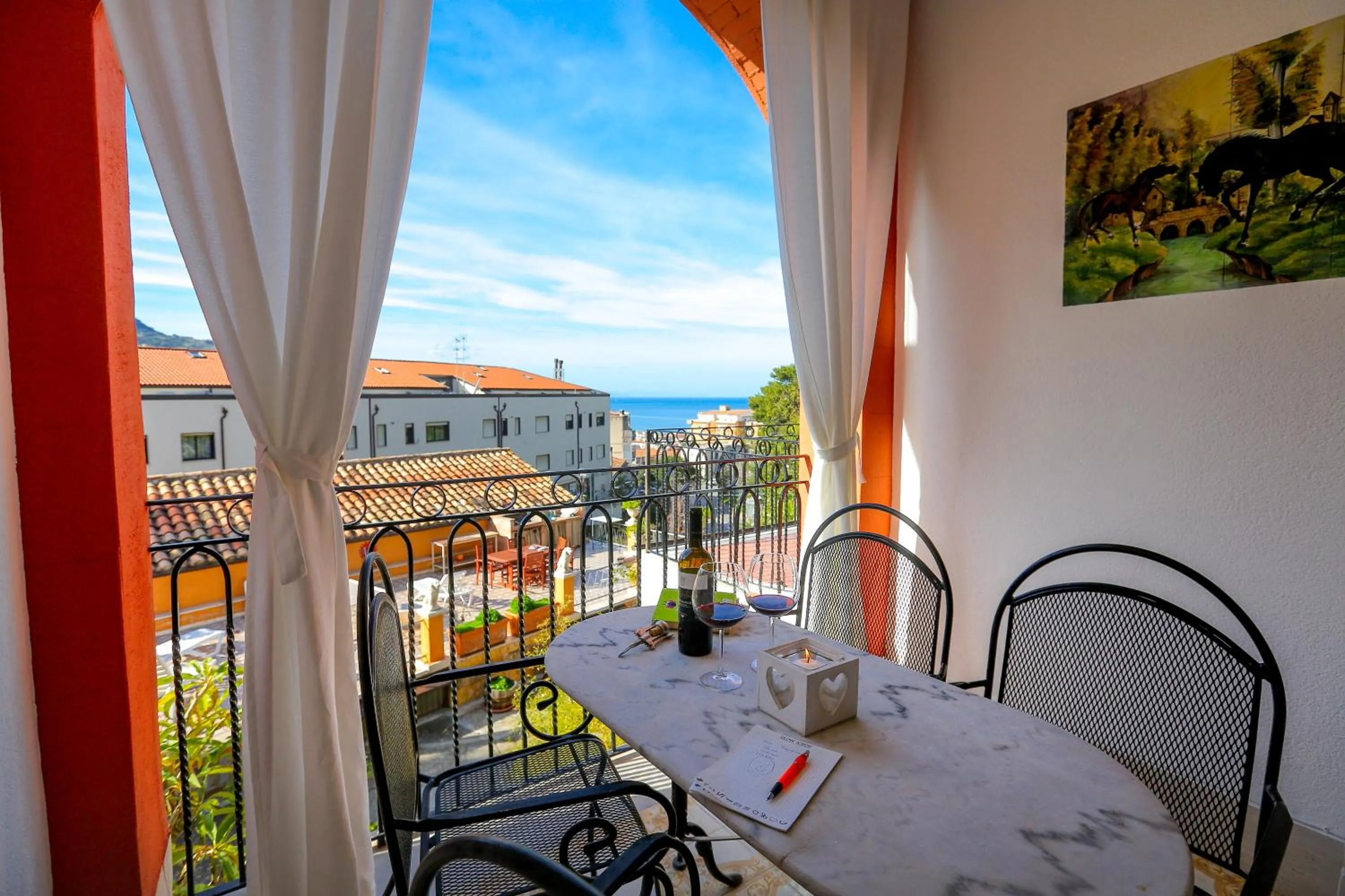 Balcony/Terrace in Villa Caterina - Solemar Sicilia