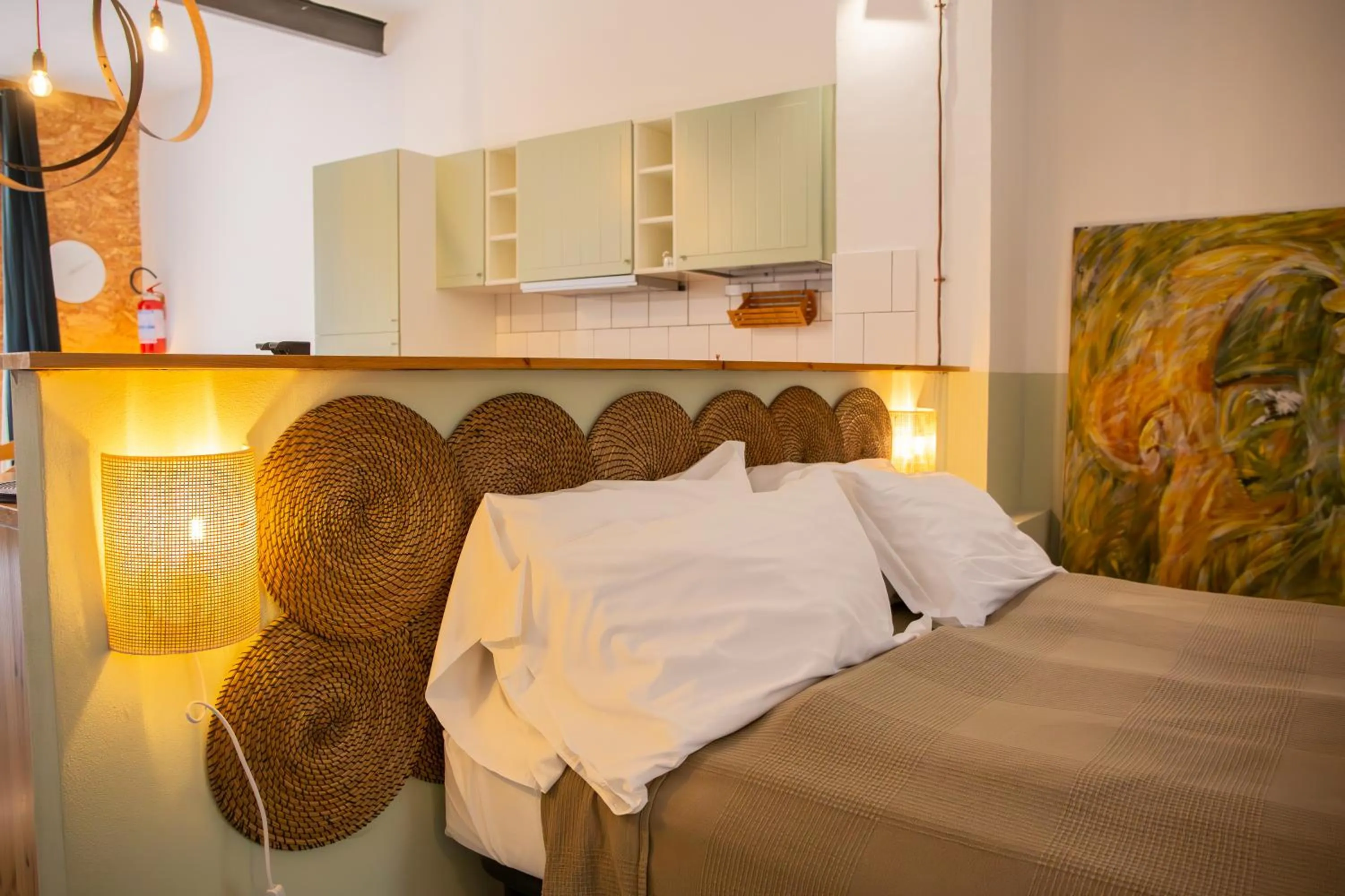 Bed in Villa Caterina - Solemar Sicilia