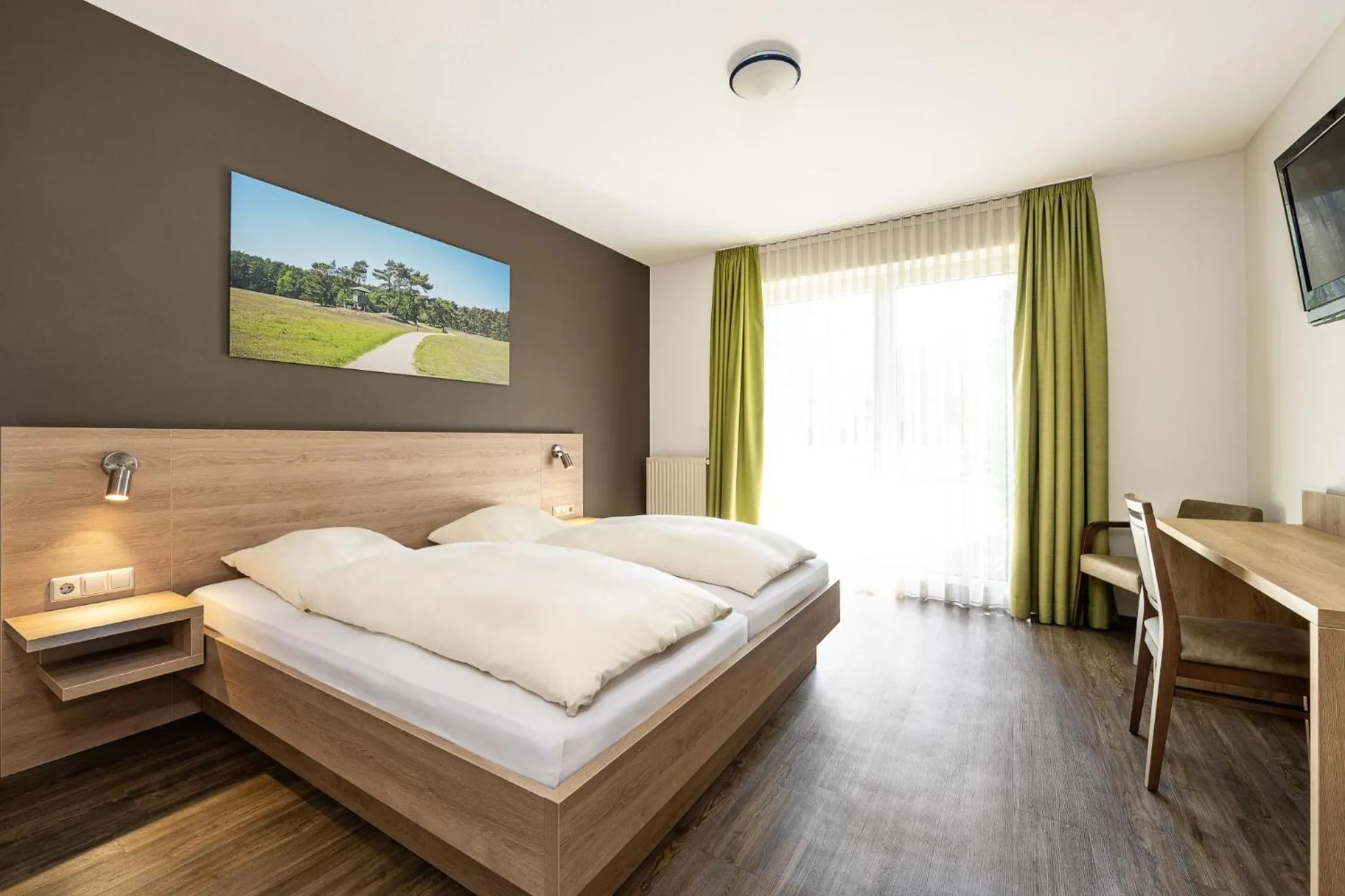 Bed in Hotel Heilemann