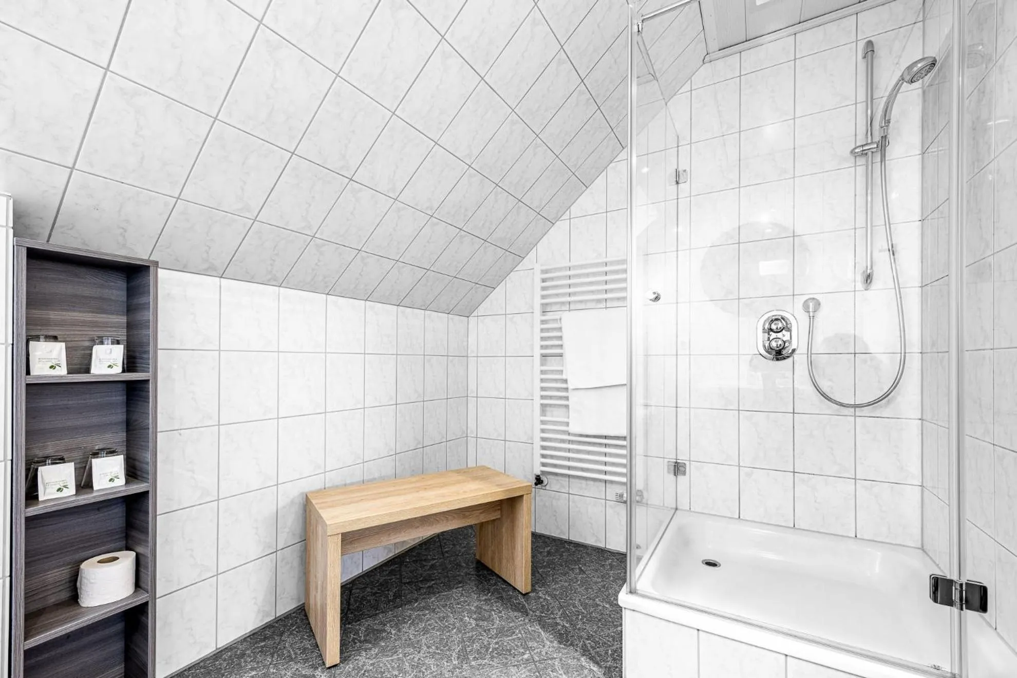 Shower in Hotel Heilemann