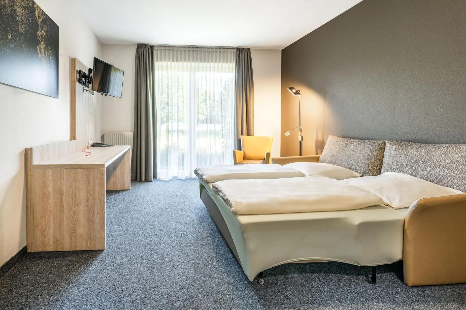 Bed in Hotel Heilemann