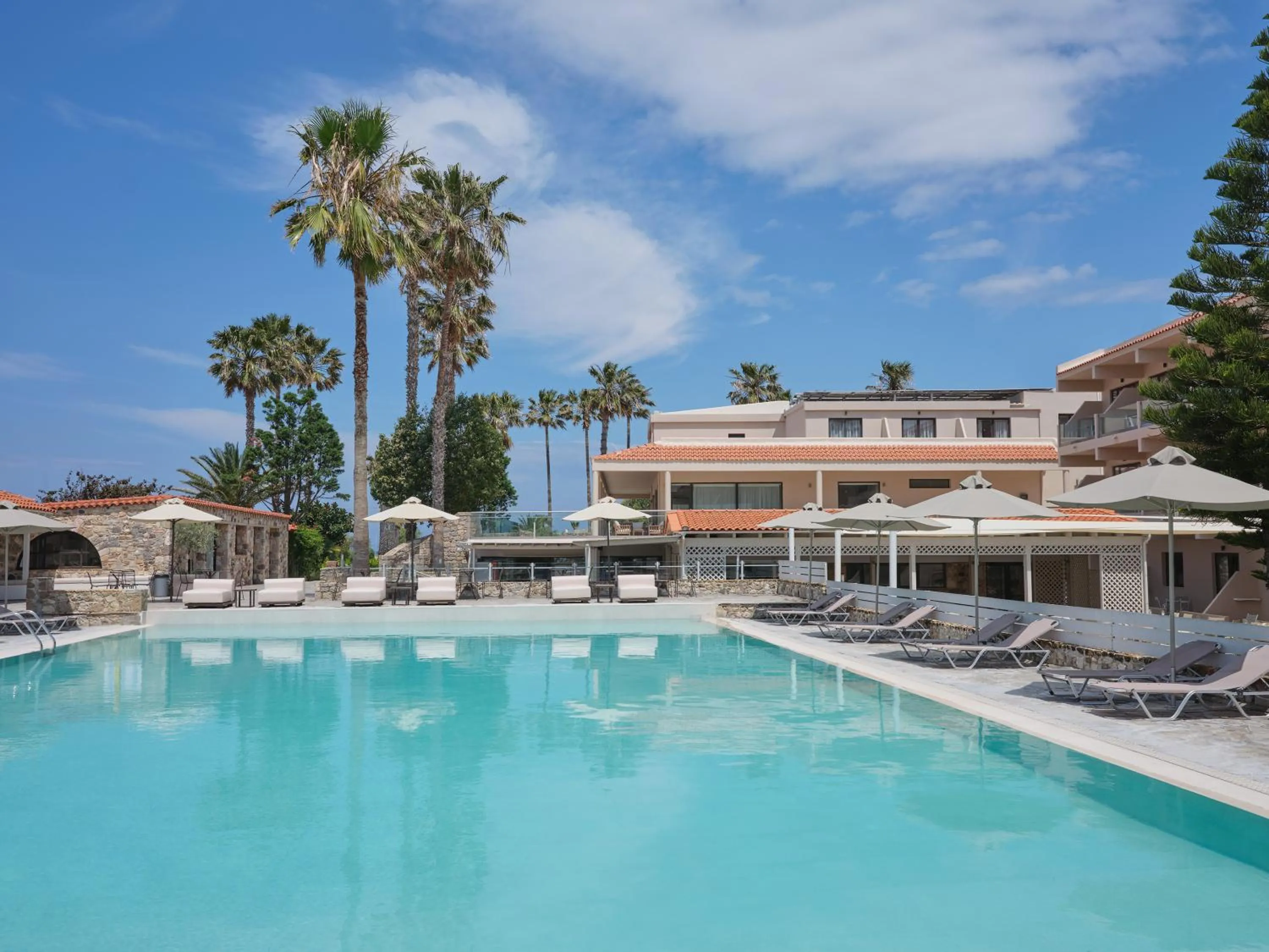 Swimming pool in Atlantica Thalassa Hotel