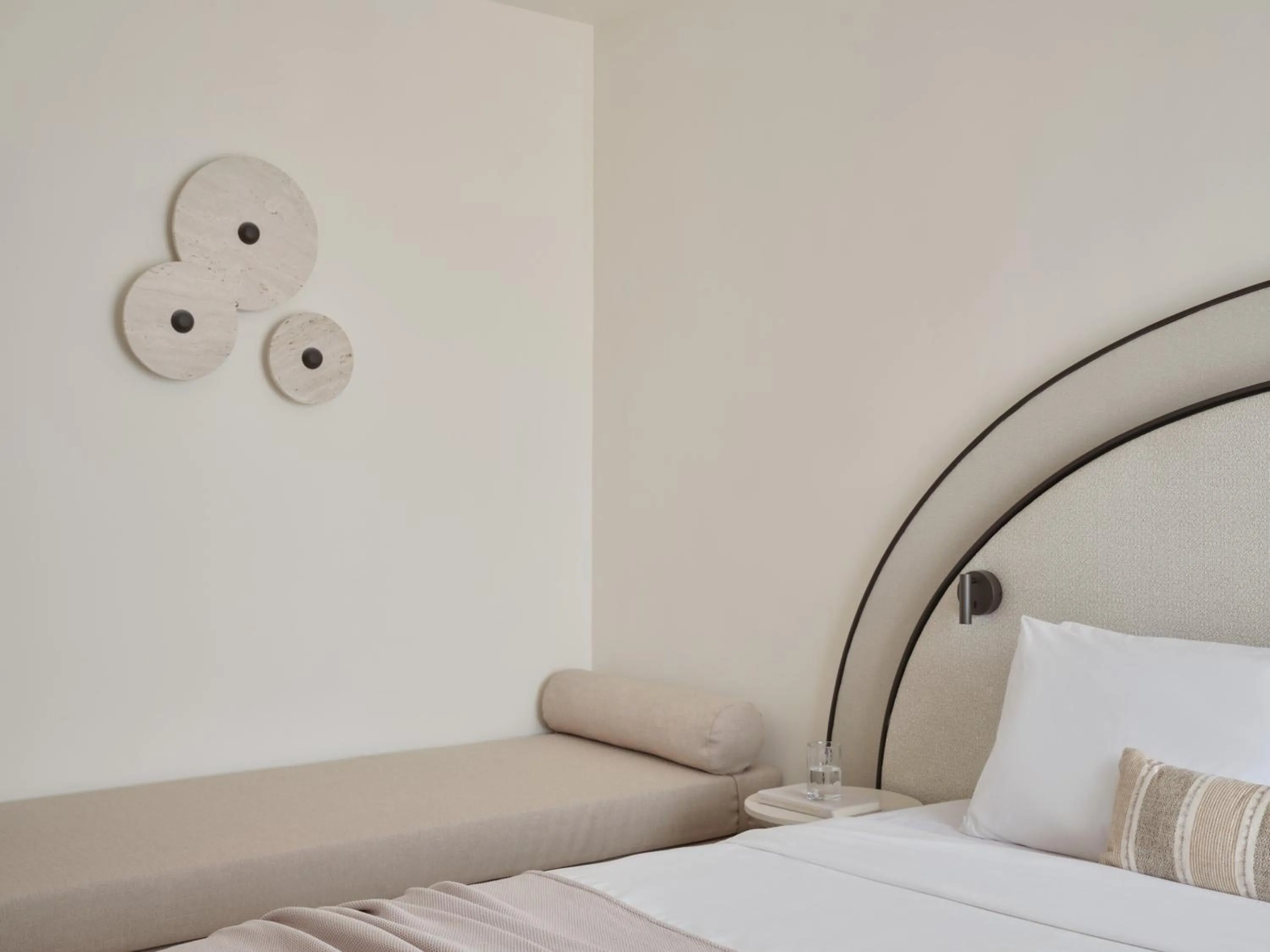 Bed in Atlantica Thalassa Hotel