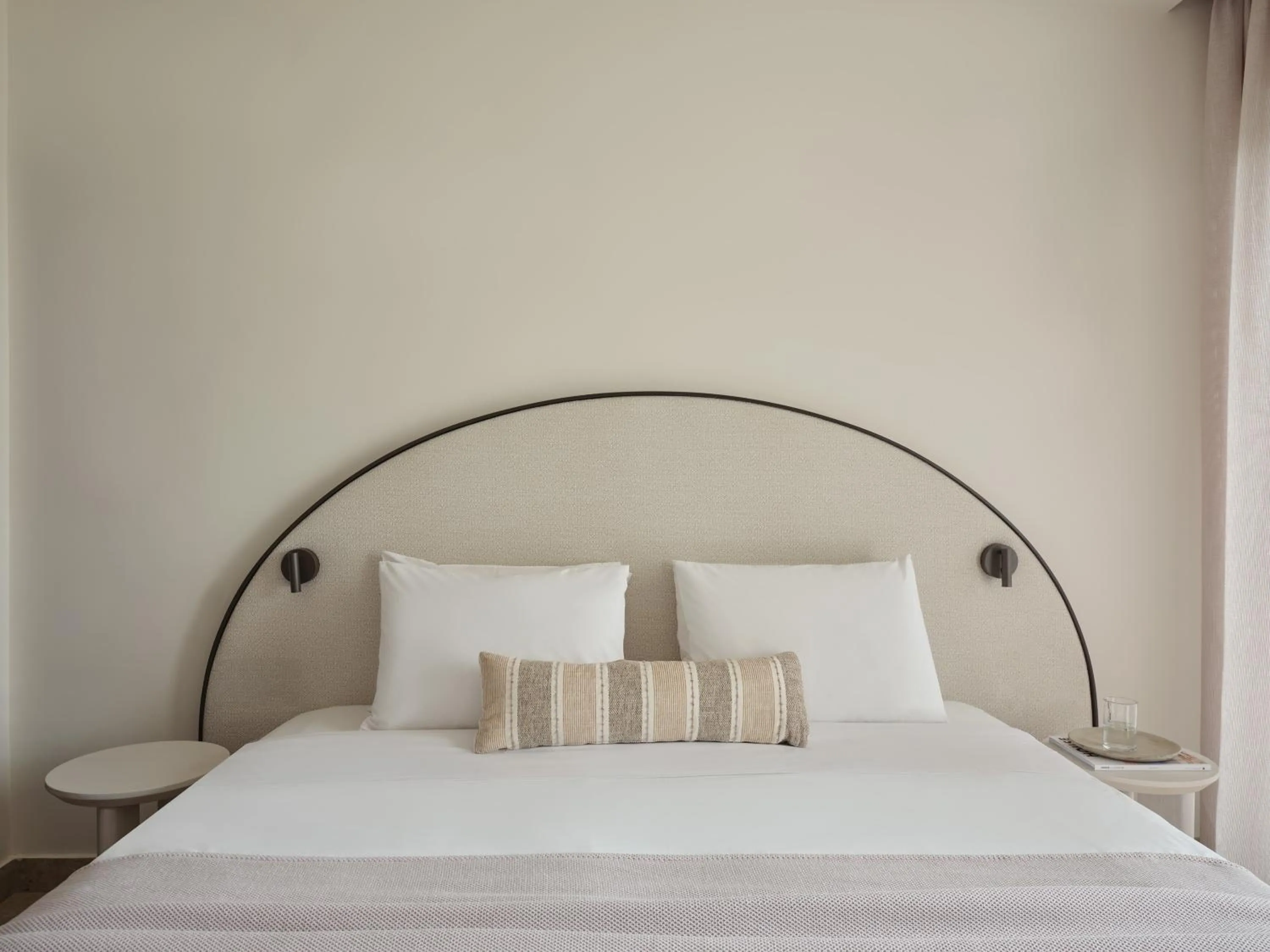 Bed in Atlantica Thalassa Hotel