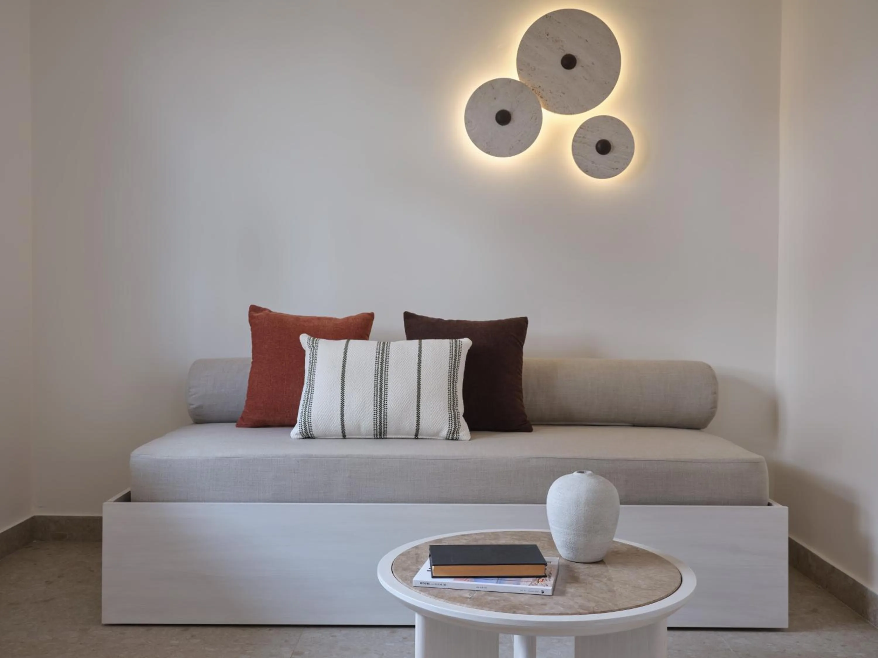 Living room in Atlantica Thalassa Hotel