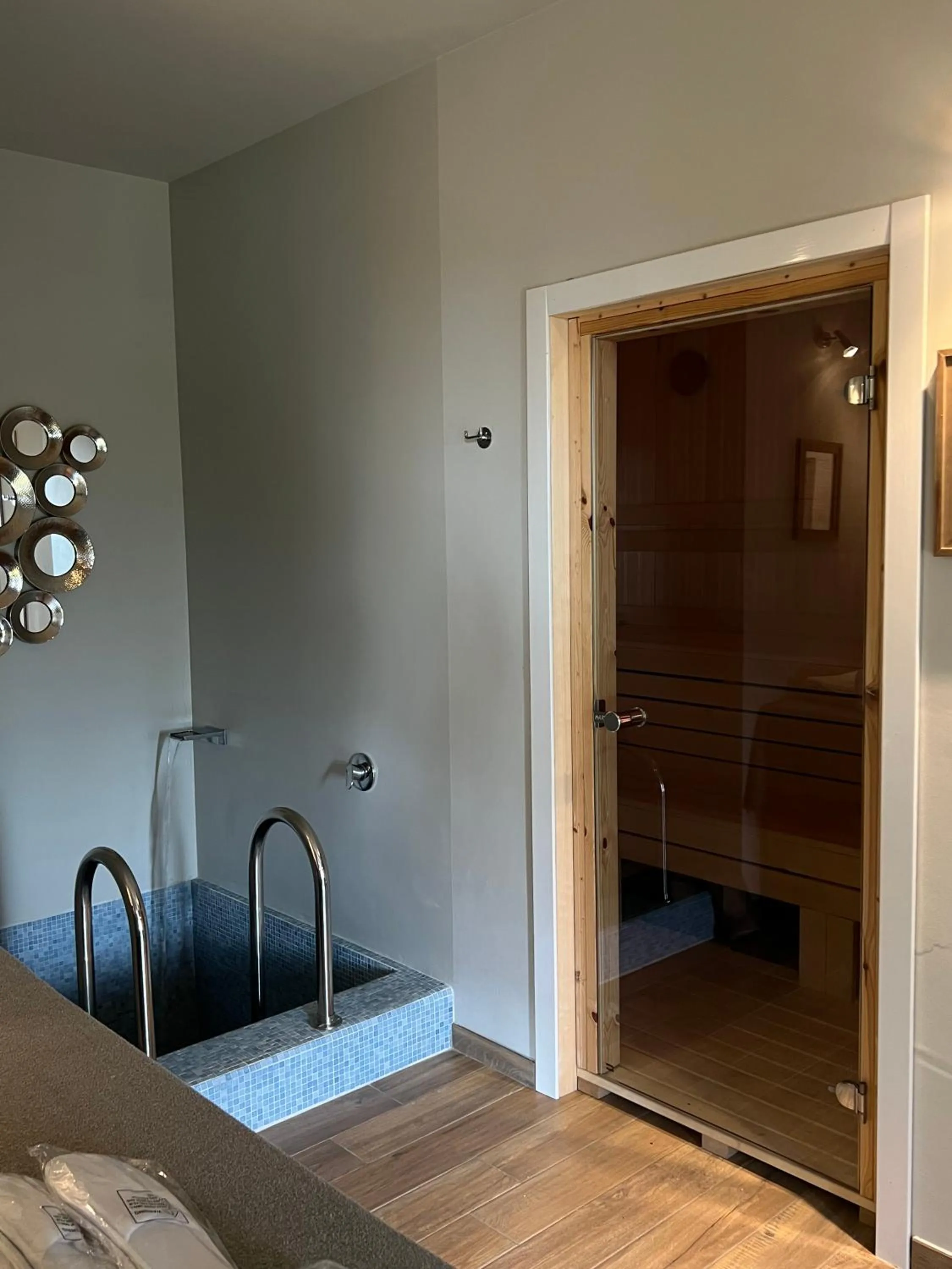 Sauna, Bed in GreenValley BnB