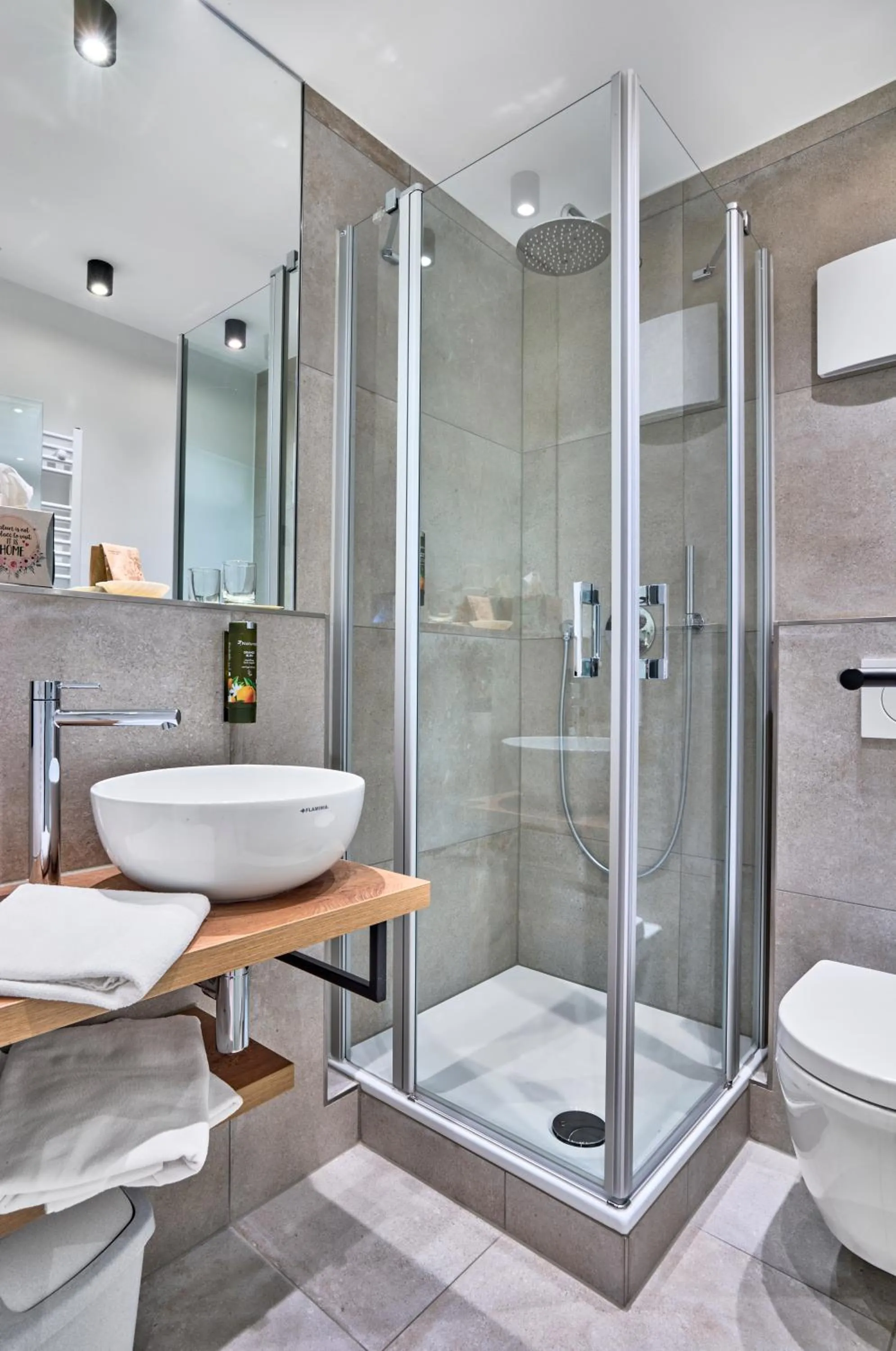 Shower in Gasthaus Hotel Ostermeier