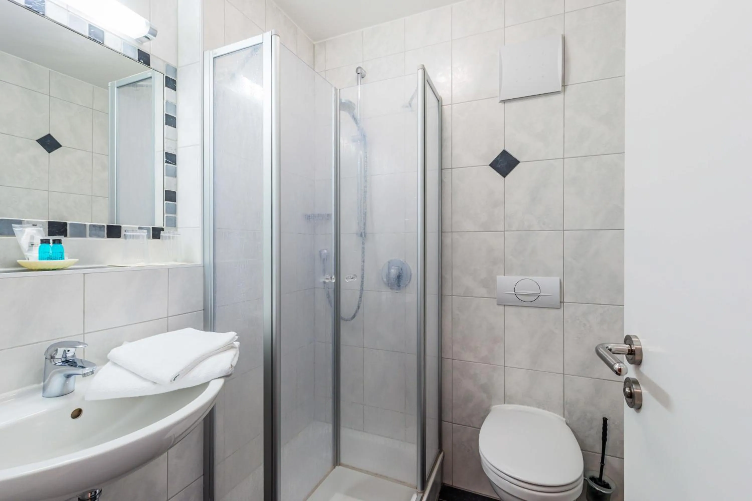 Bathroom in Gasthaus Hotel Ostermeier