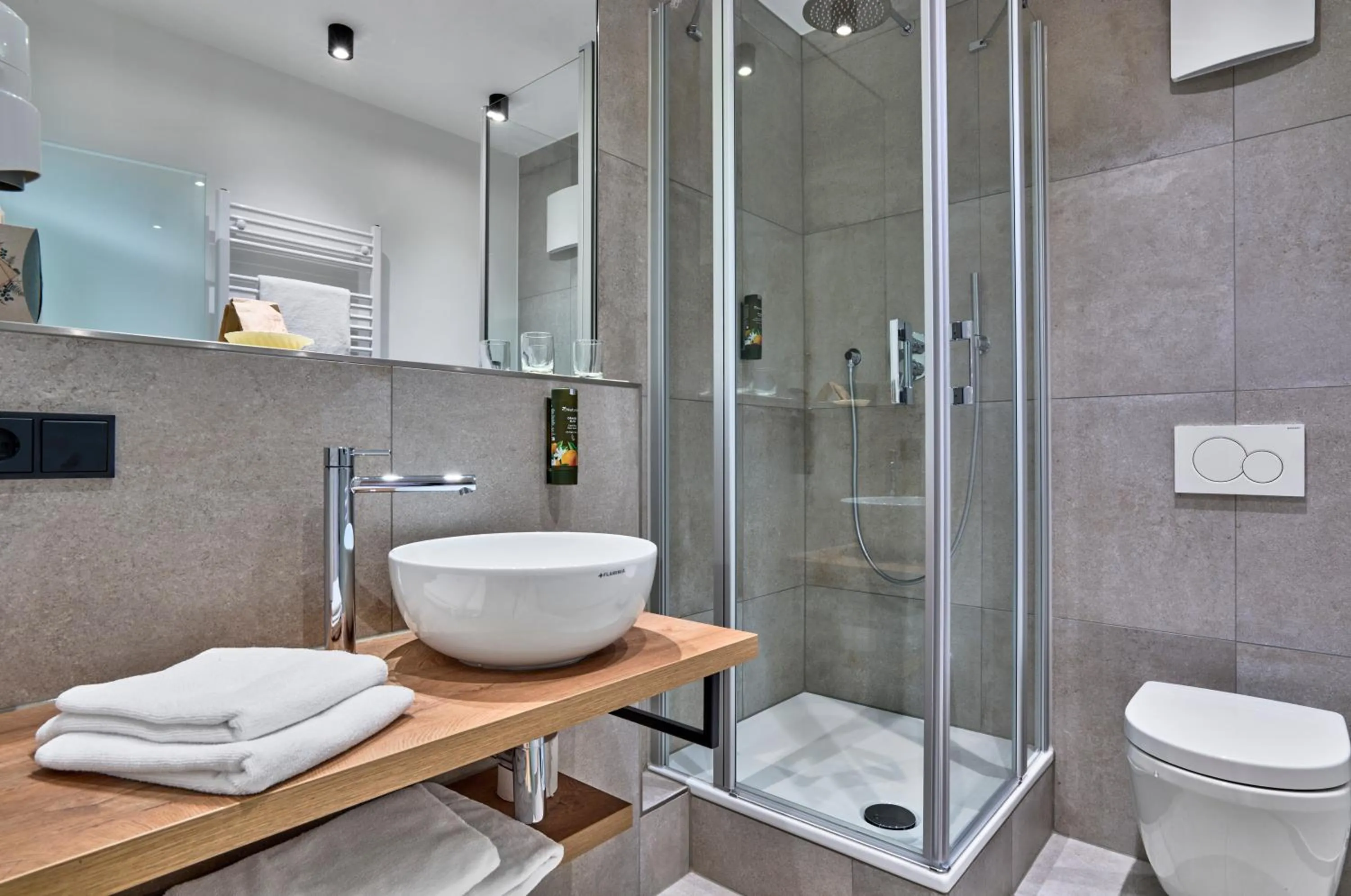 Bathroom in Gasthaus Hotel Ostermeier