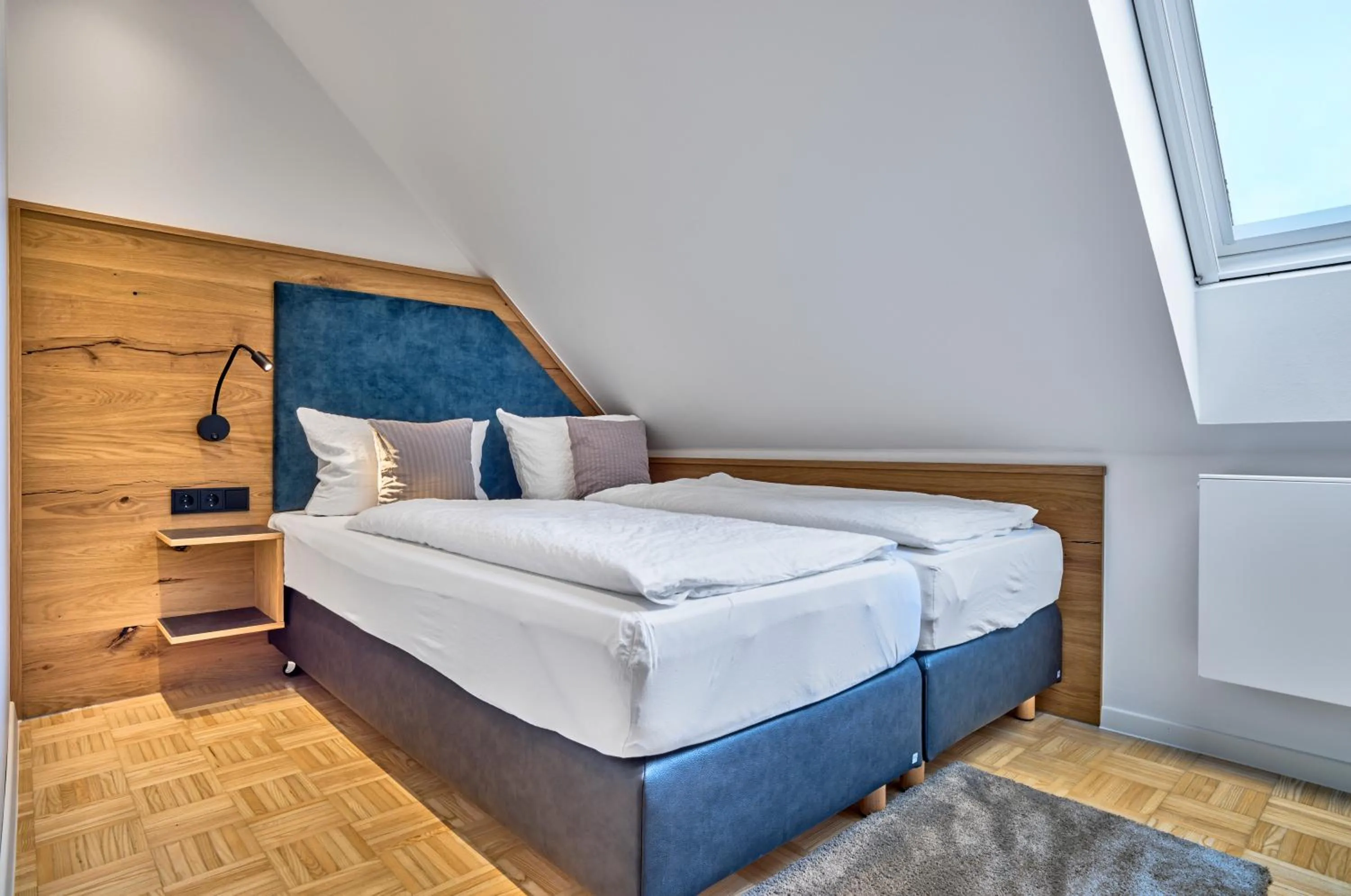 Photo of the whole room, Bed in Gasthaus Hotel Ostermeier