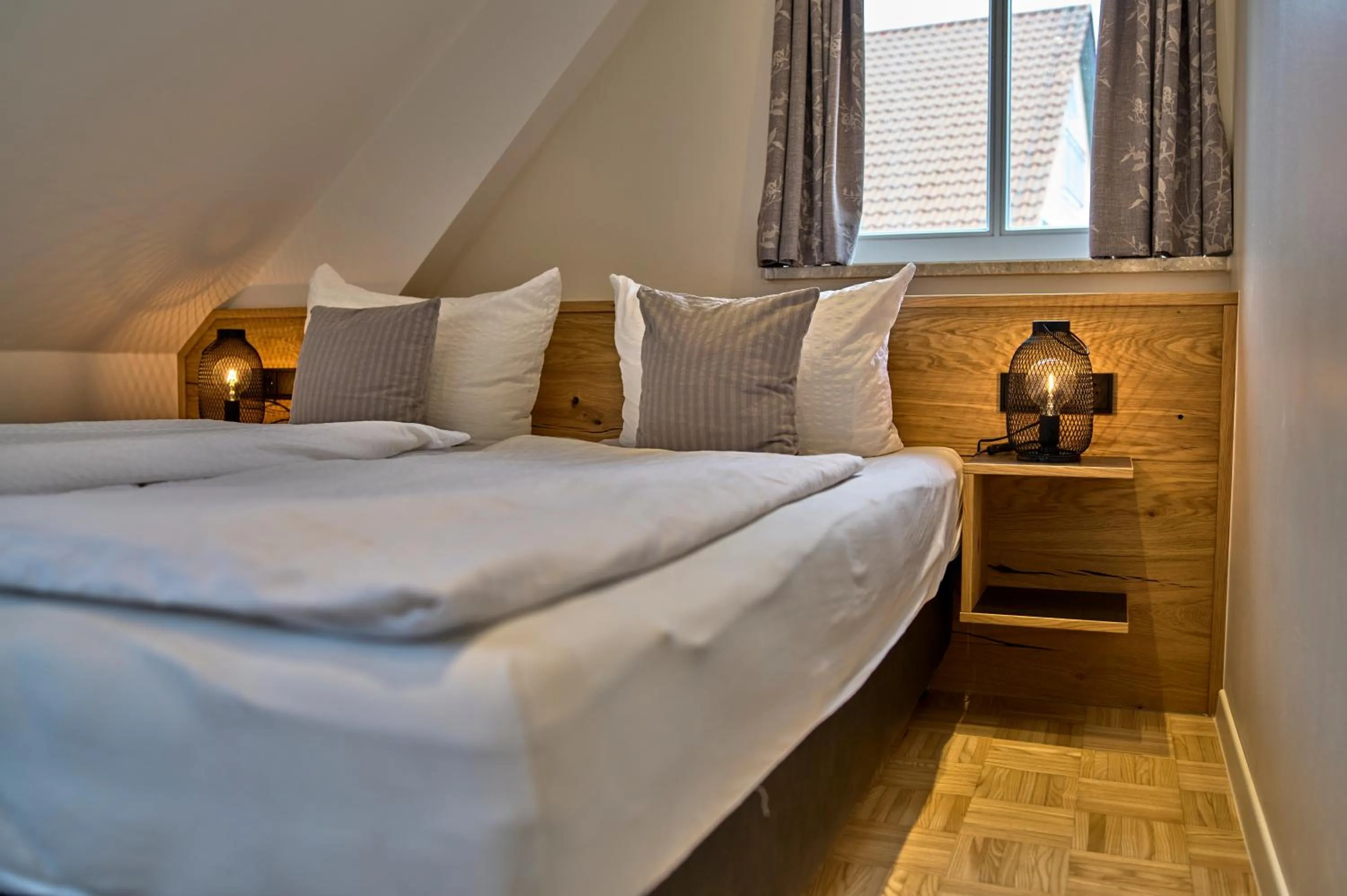 Bed in Gasthaus Hotel Ostermeier