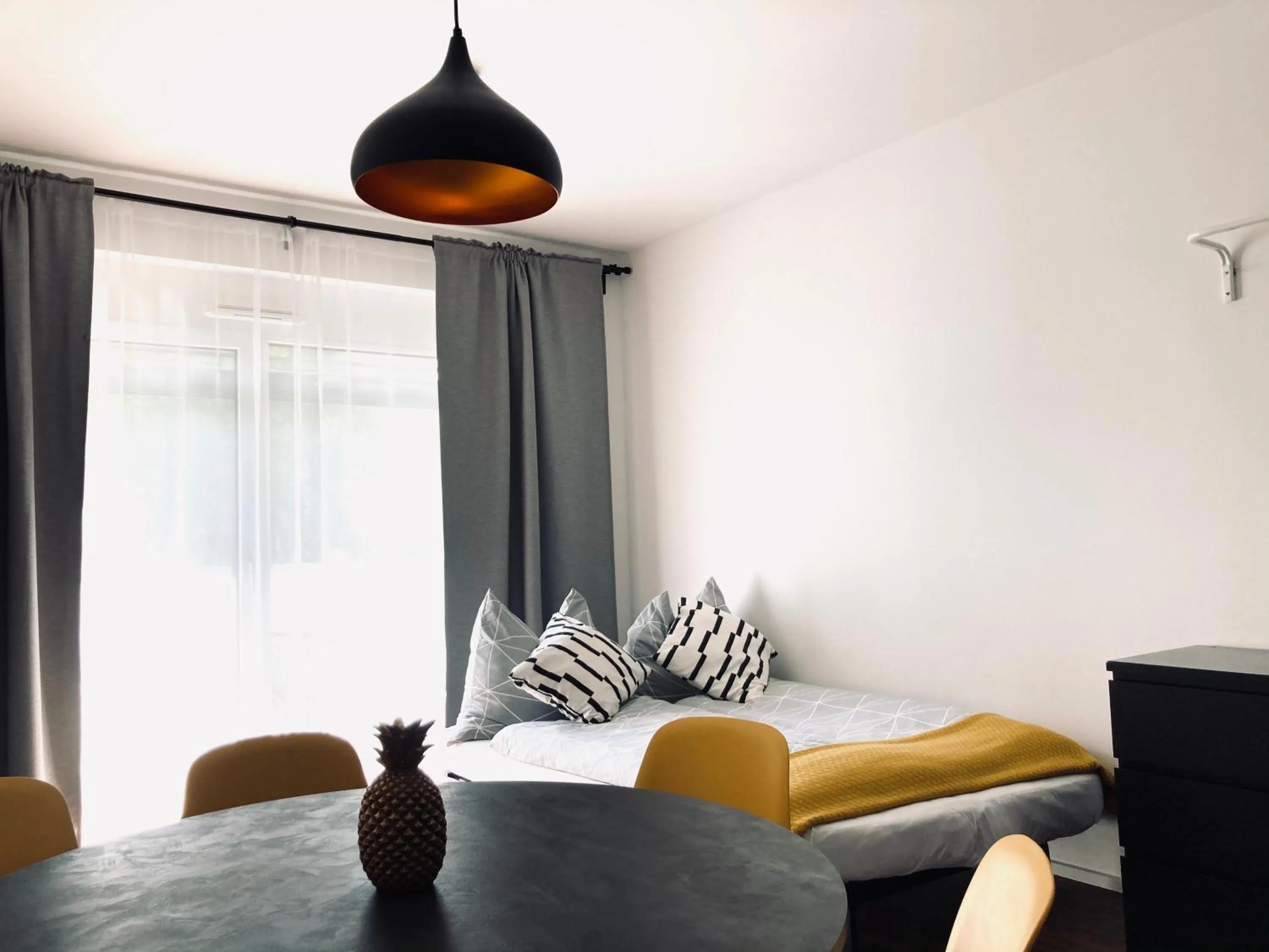 Living room in APSTAY Eggenberg I Self Check-in I Parking option