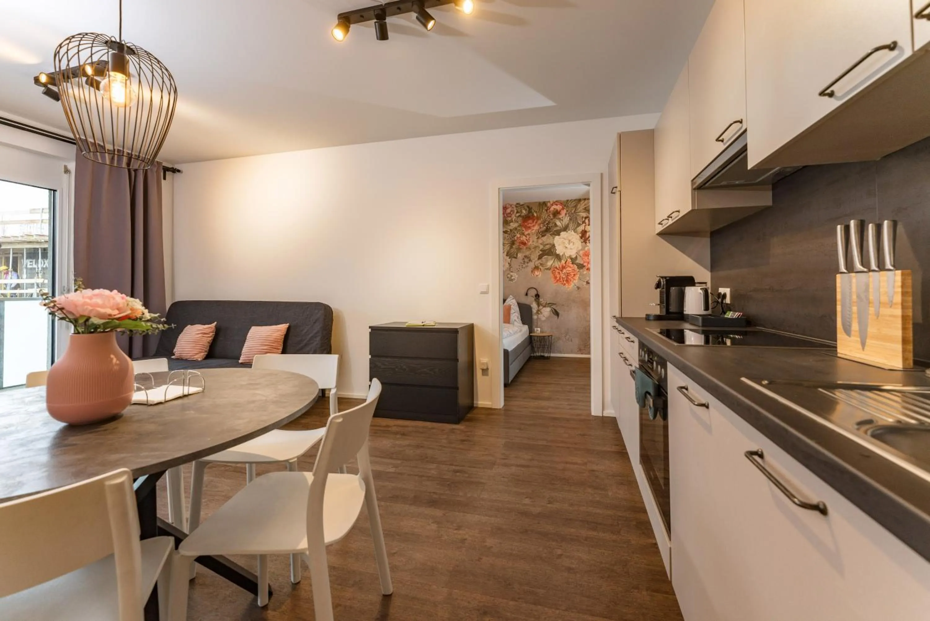 Living room in APSTAY Eggenberg I Self Check-in I Parking option