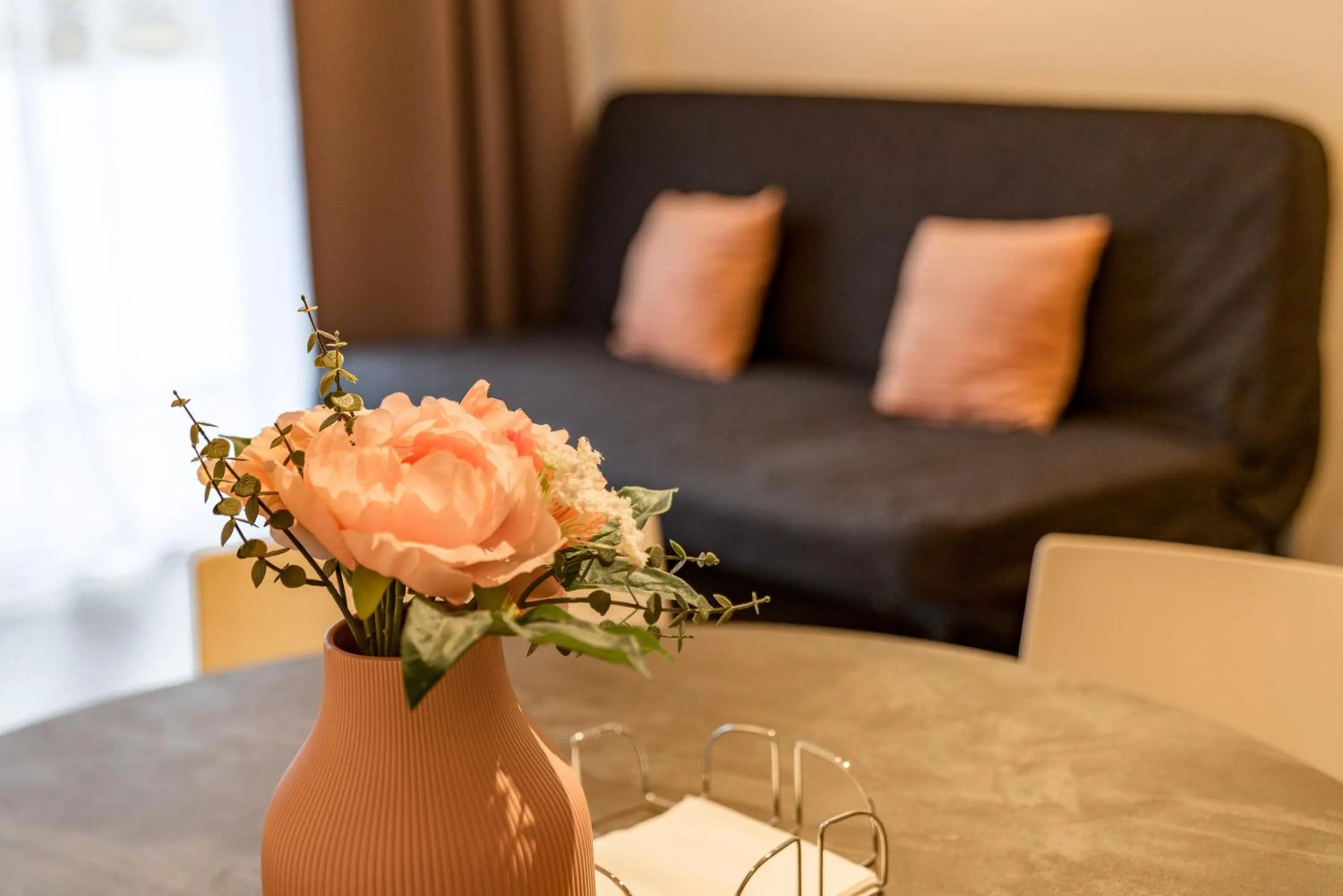 Living room in APSTAY Eggenberg I Self Check-in I Parking option