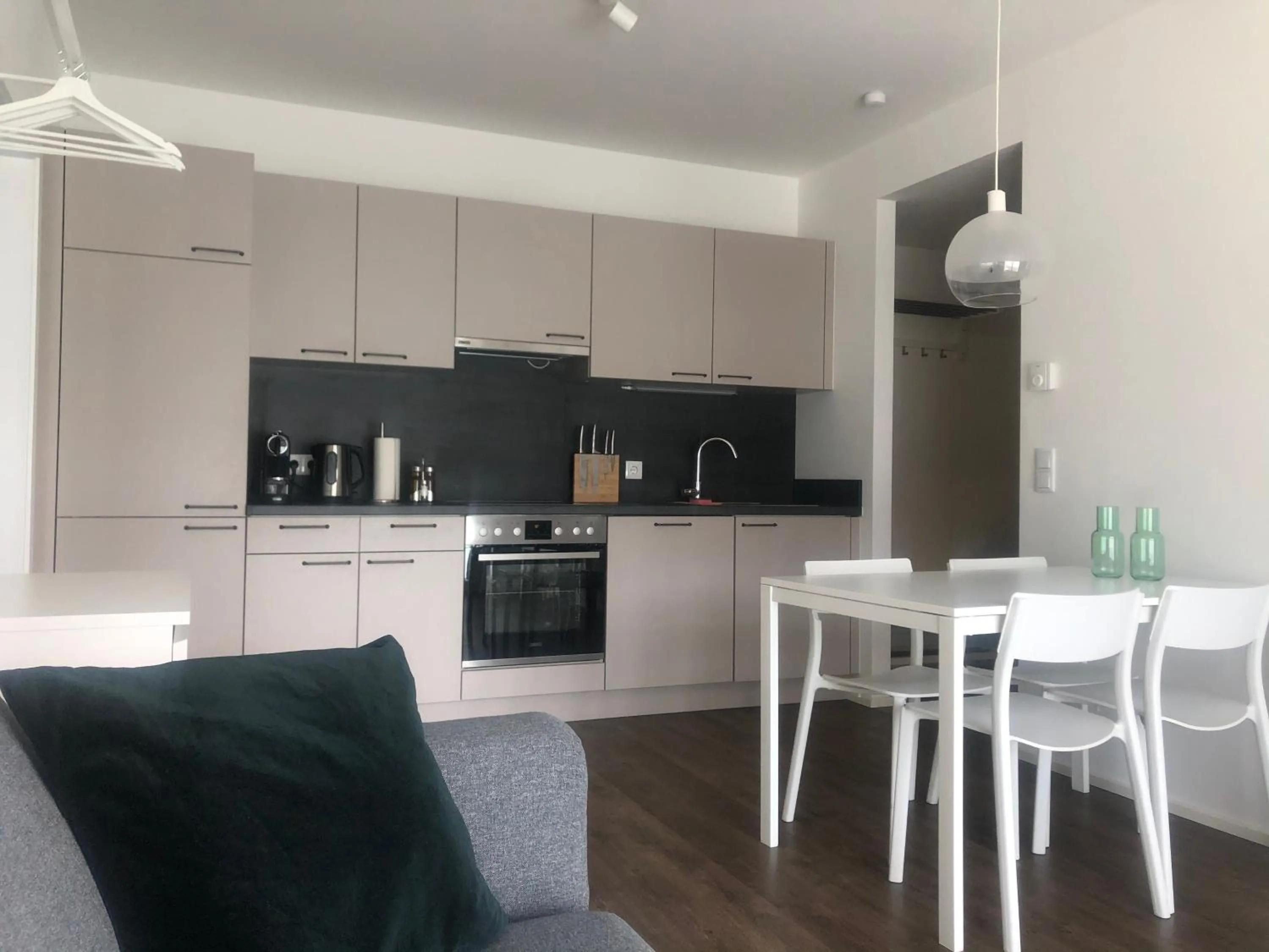 Living room in APSTAY Eggenberg I Self Check-in I Parking option