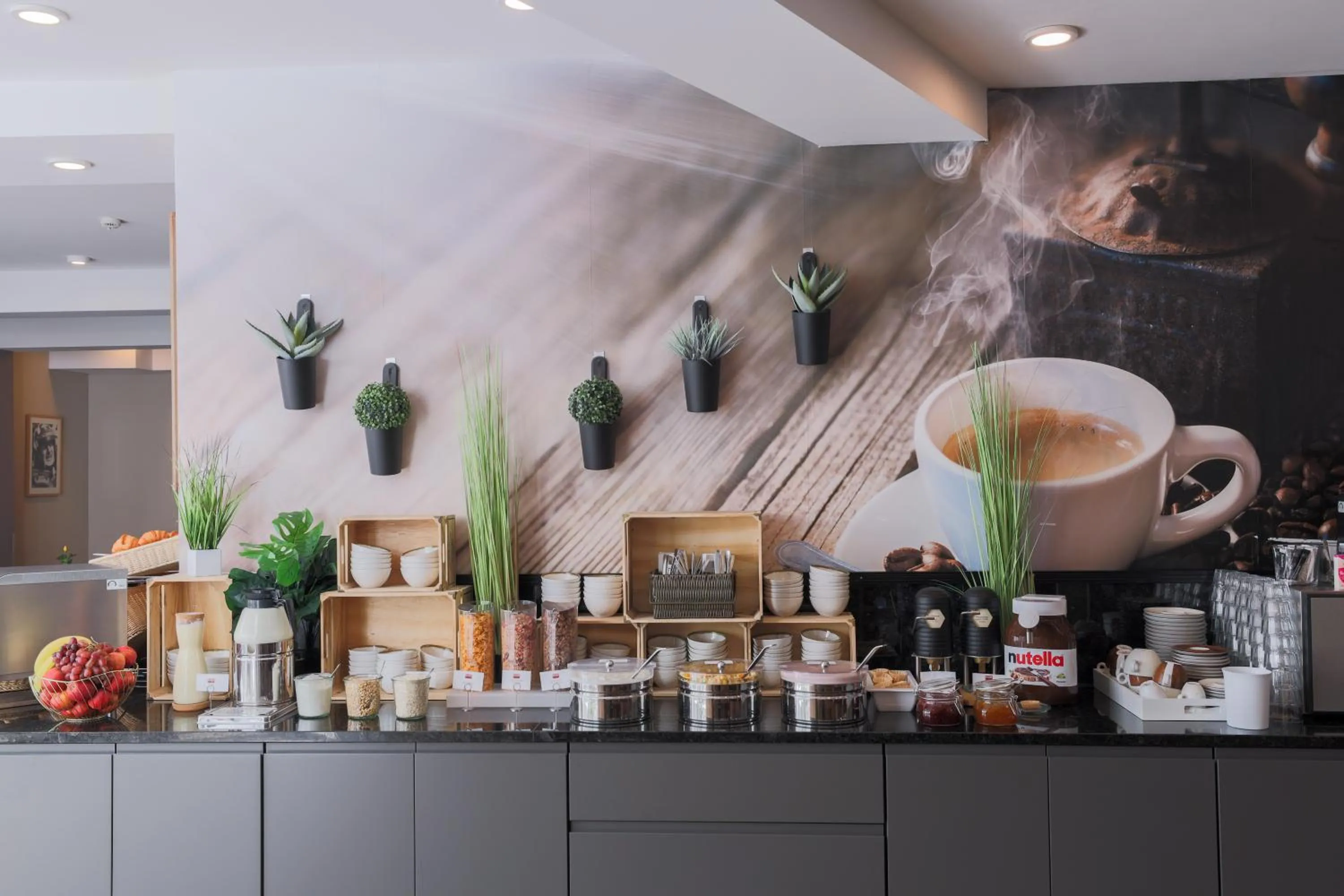 Breakfast in Novum Hotel Bruy