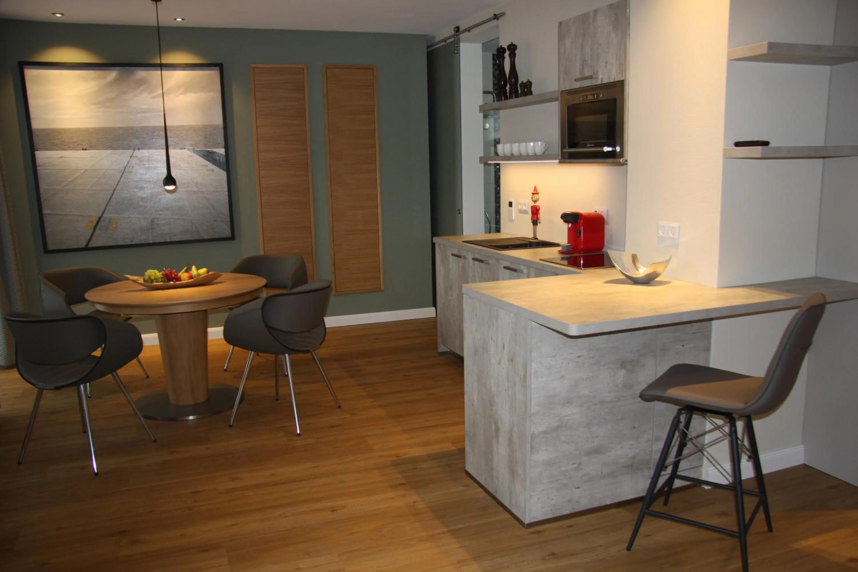 Decorative detail in Strand-Hotel Seenelke