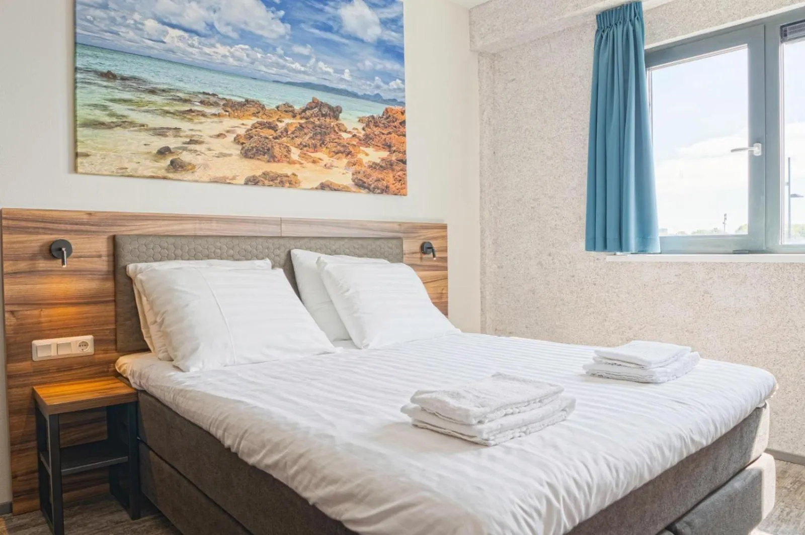 Bed in Harbour Hotel IJmuiden