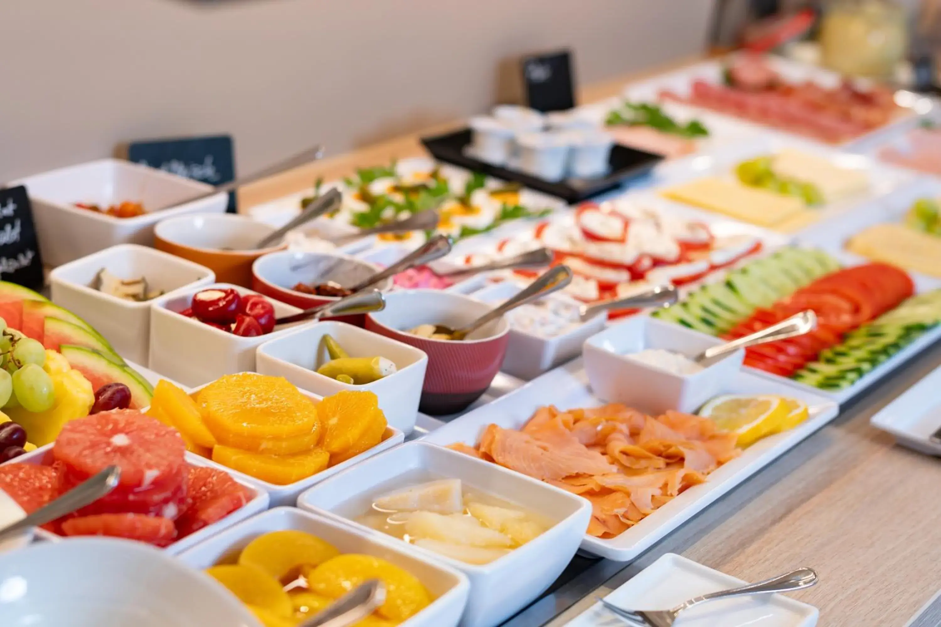 Buffet breakfast in Hotel Alpha Buffet breakfast in Hotel Alpha