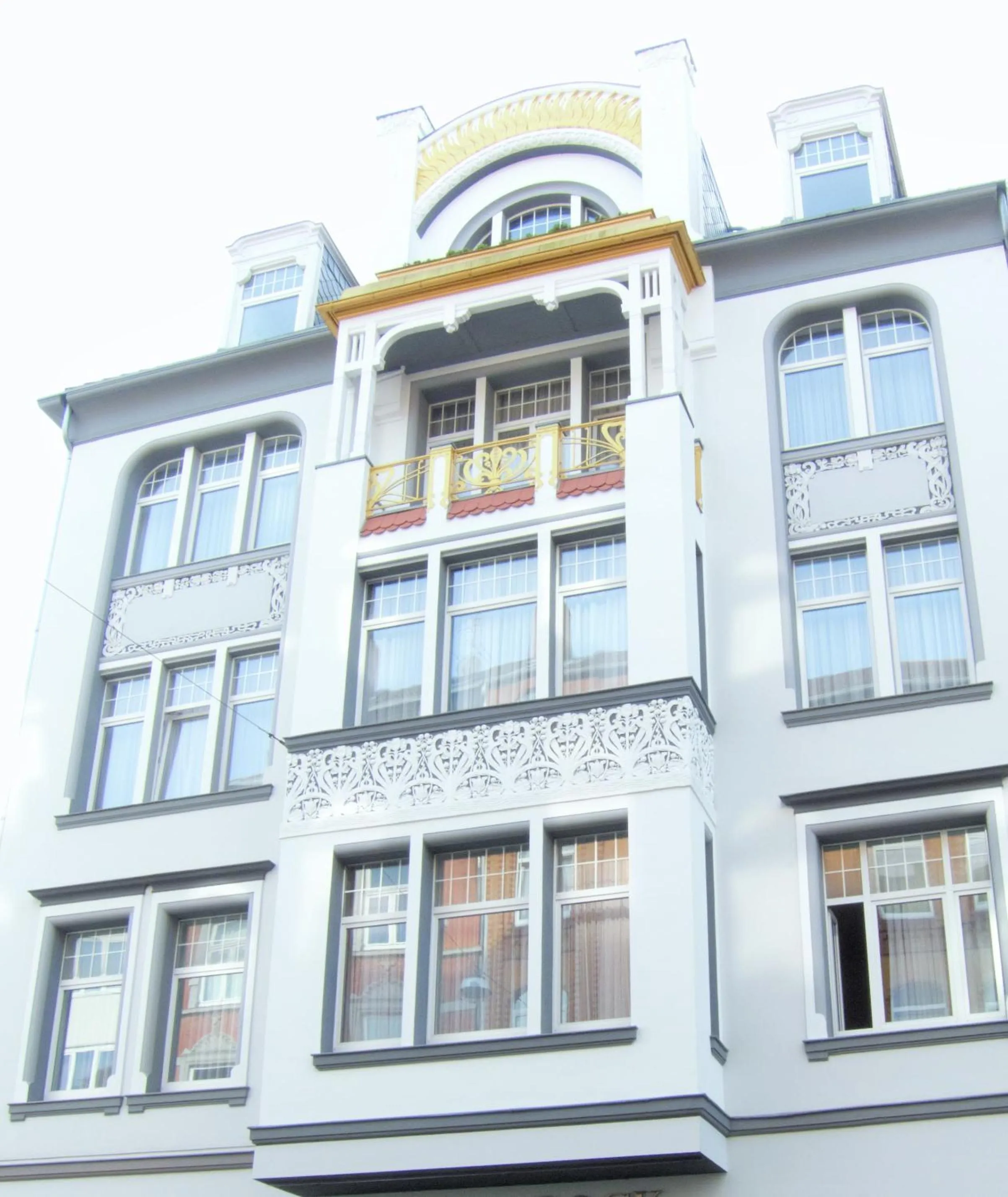 Facade/entrance in Hotel Alpha