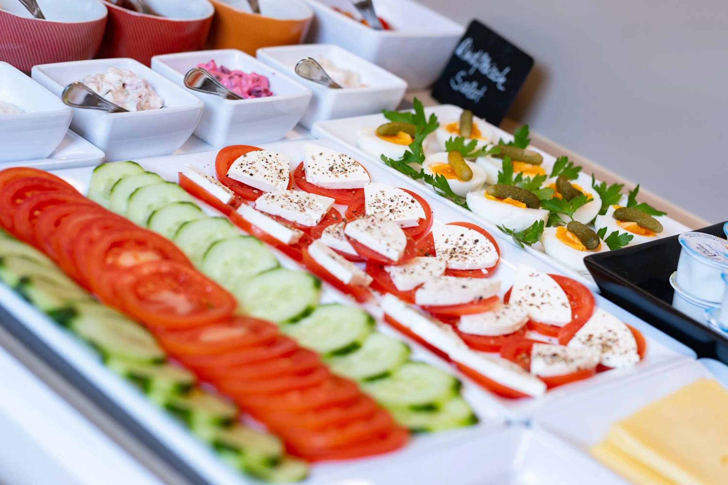 Buffet breakfast in Hotel Alpha