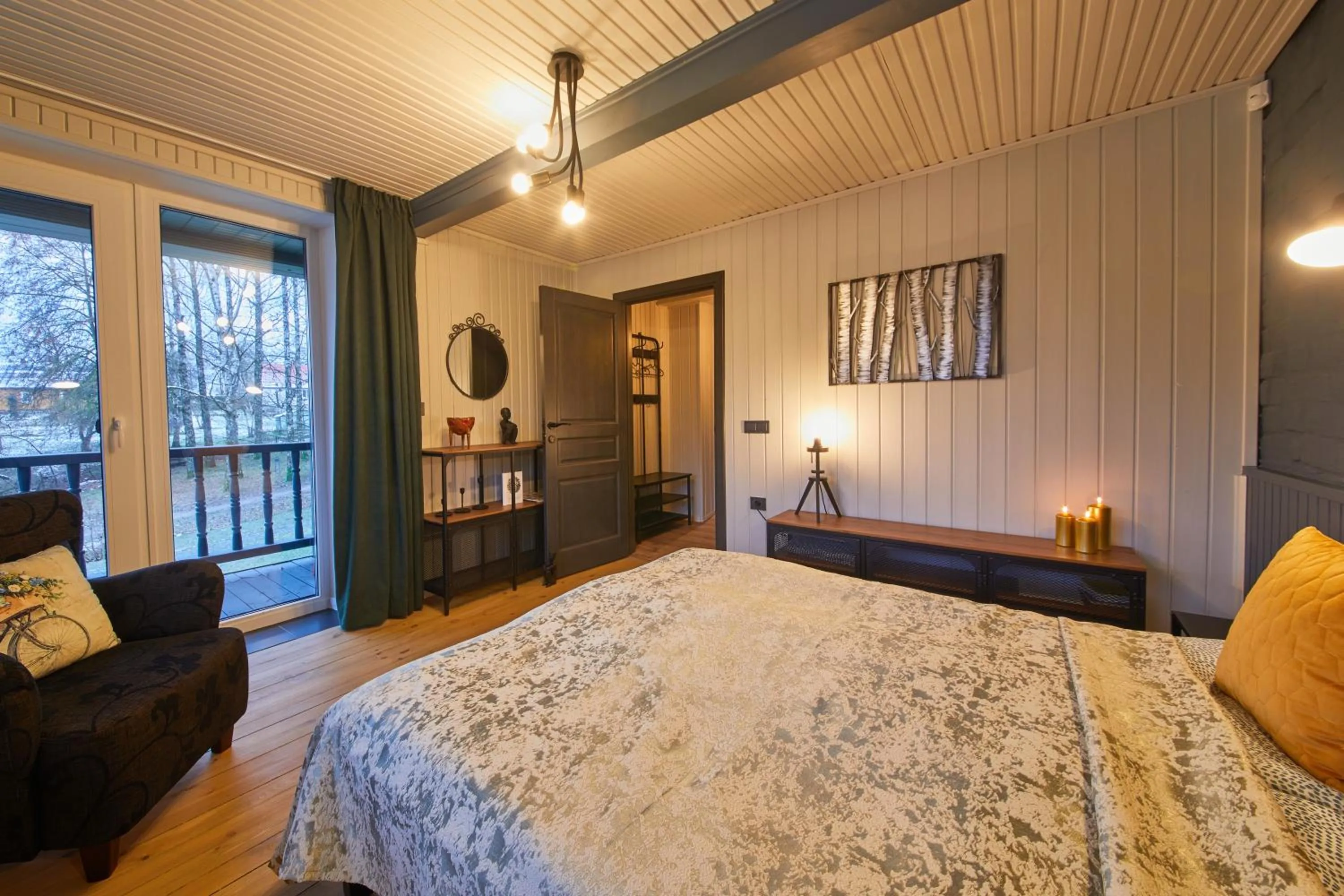 Bed in "Parko vila" Anykščiai