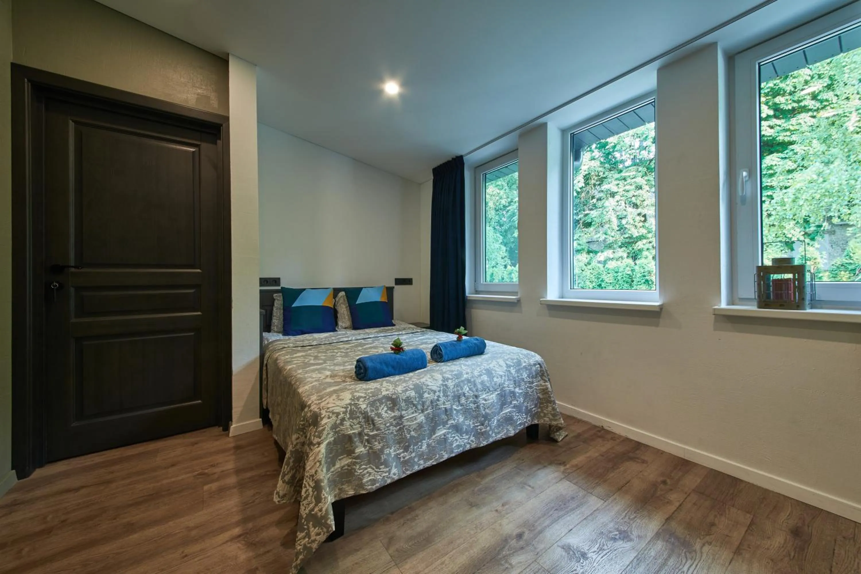 Bedroom, Bed in "Parko vila" Anykščiai