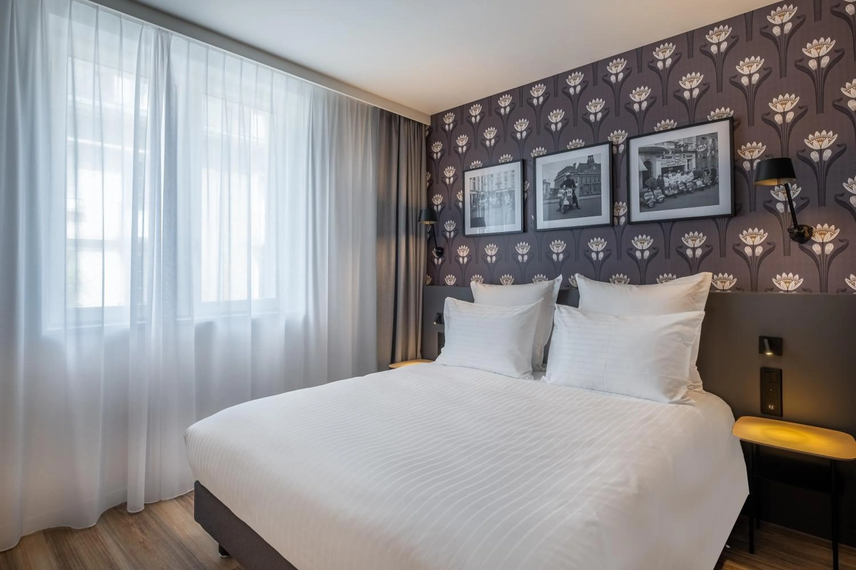Bed in Ferdinand Hotel Tours