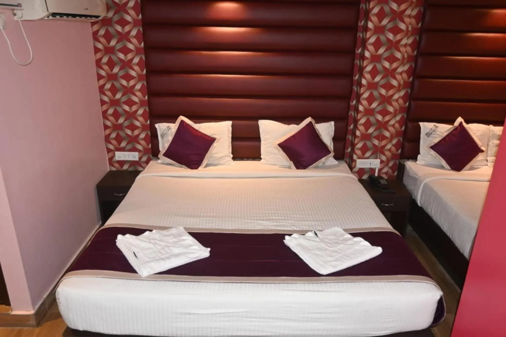 Bed in Hotel Runway Inn