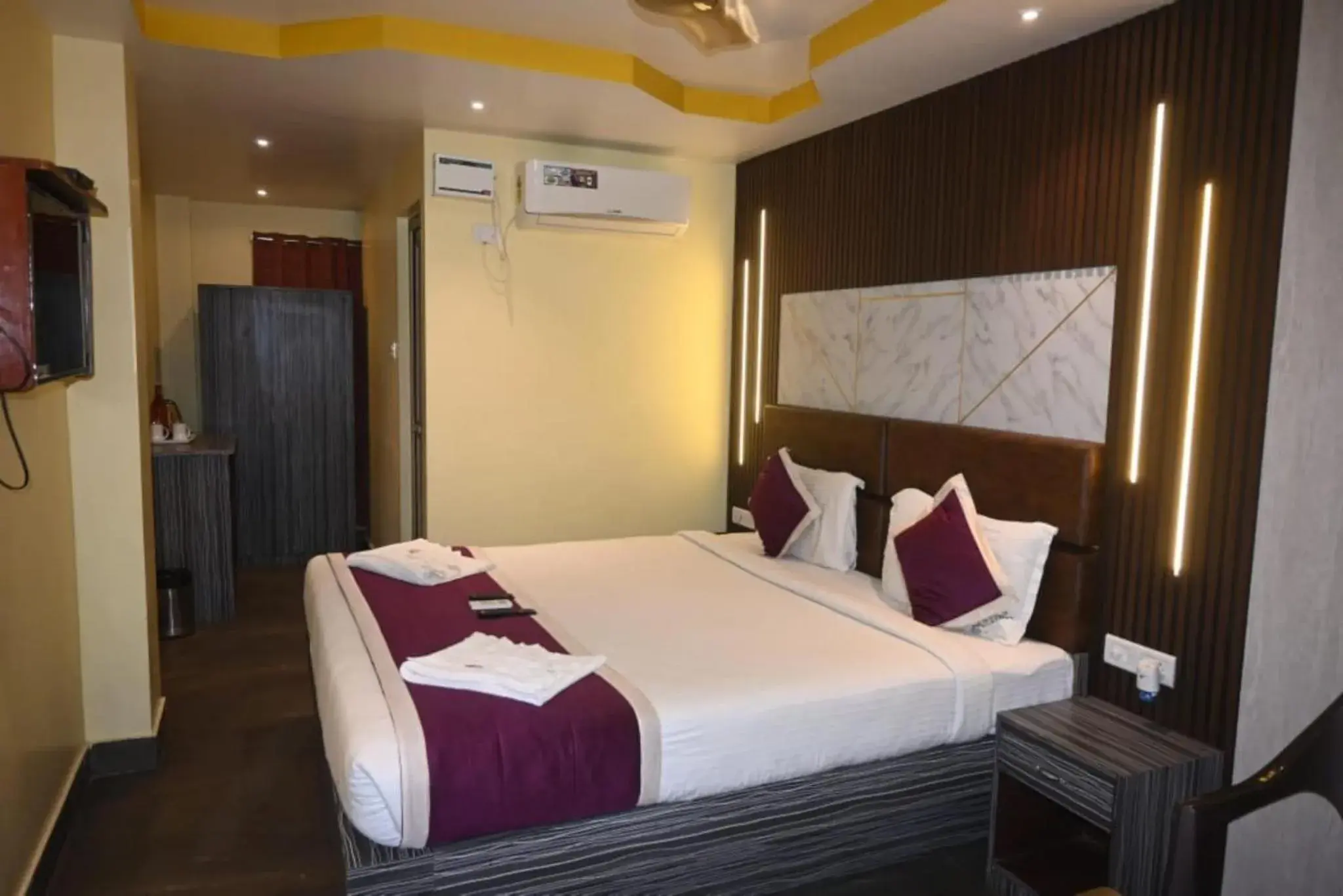 Bed in Hotel Runway Inn Bed in Hotel Runway Inn