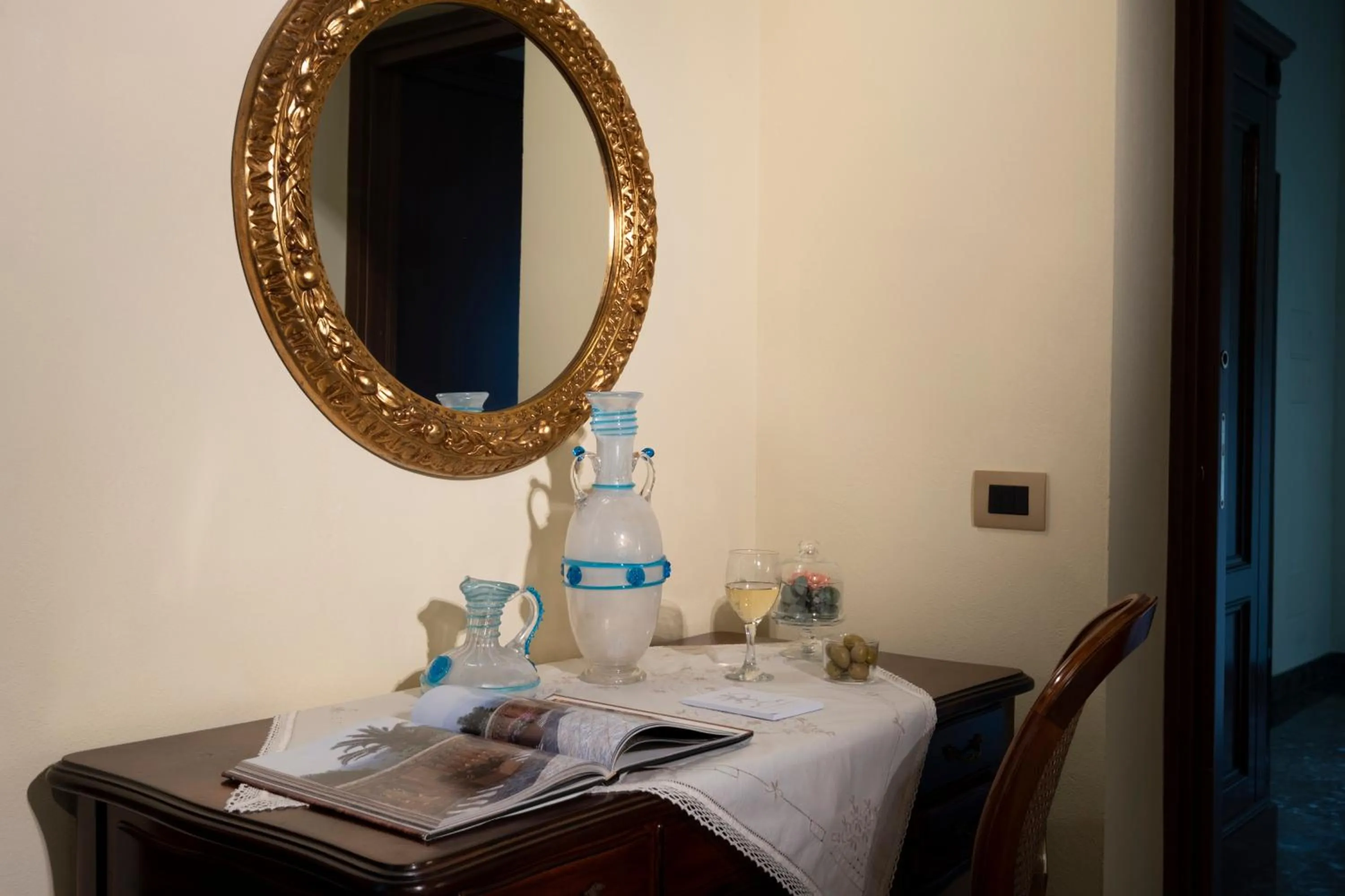 Seating area in Villa del Gattopardo