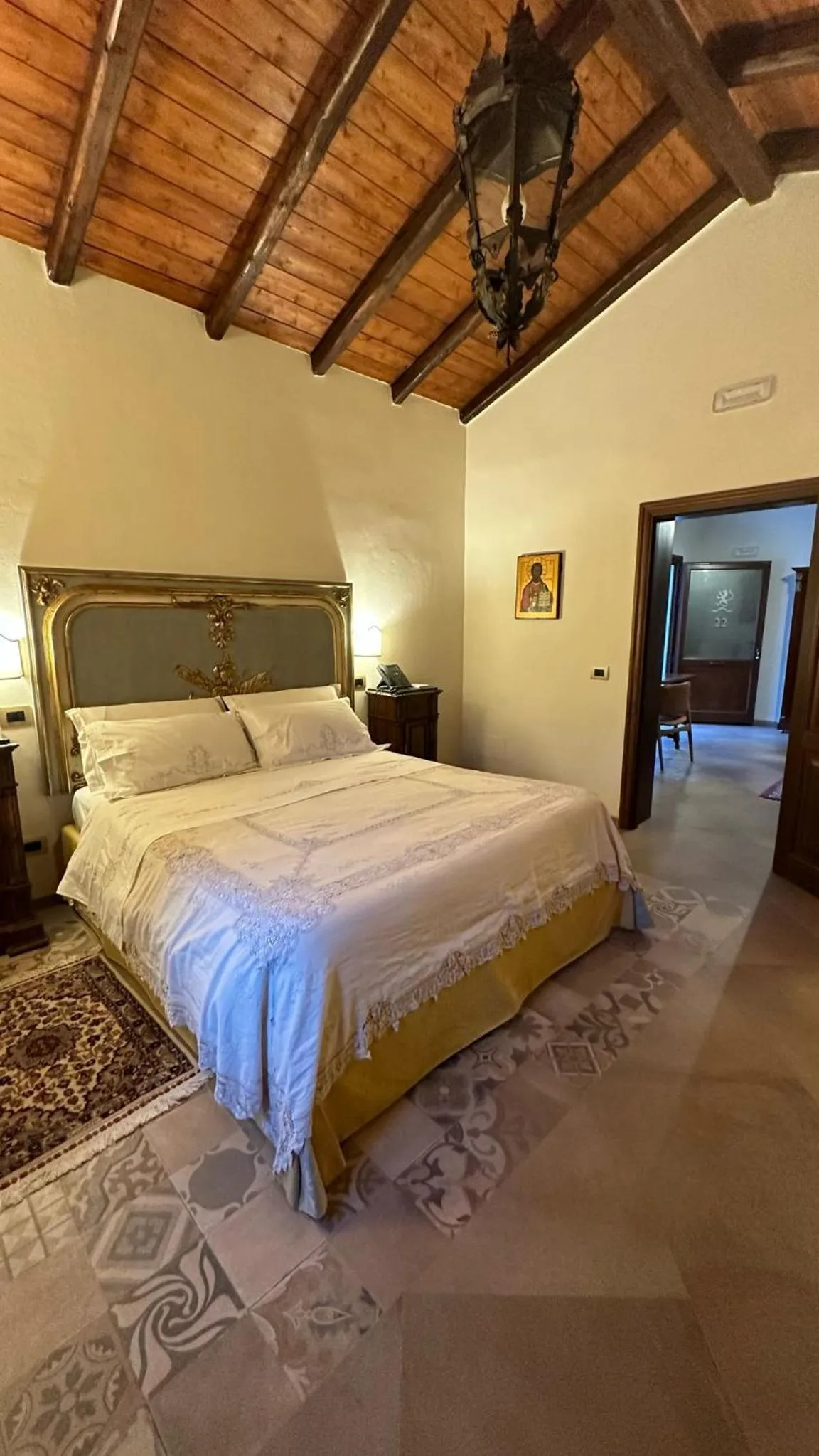 Bed in Villa del Gattopardo