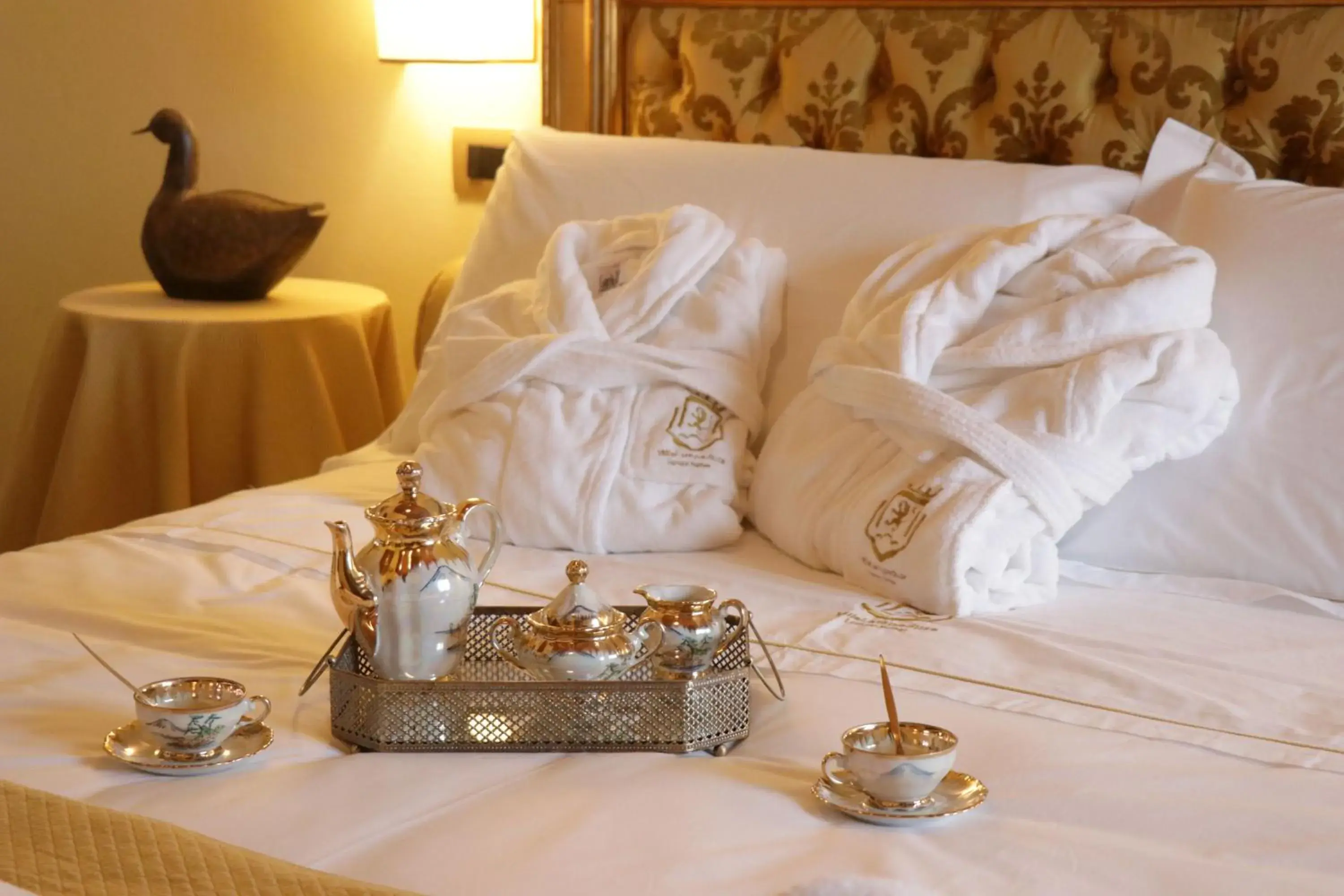 Bed in Villa del Gattopardo Bed in Villa del Gattopardo