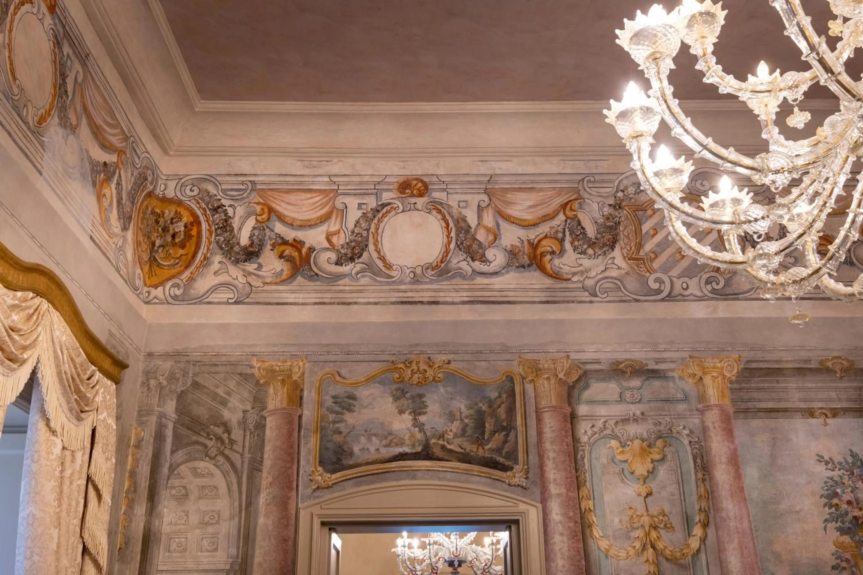 Decorative detail in Villa del Gattopardo