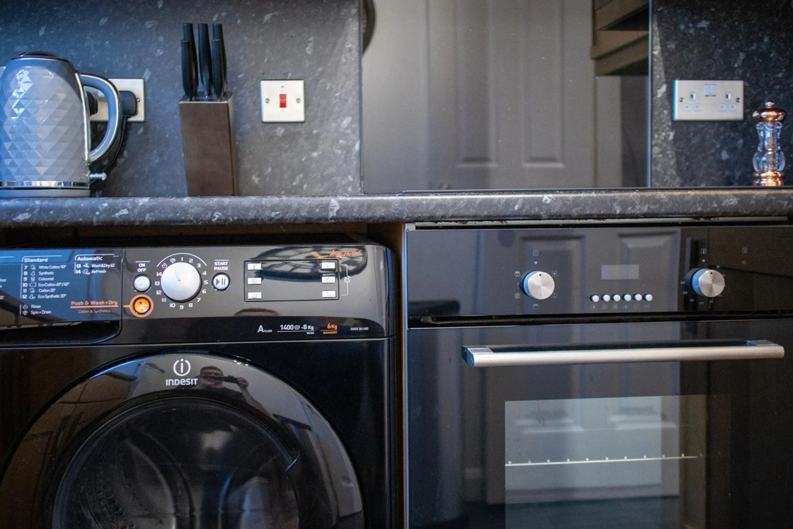 Kitchen or kitchenette in Silver City Apartments, Historic Apartment