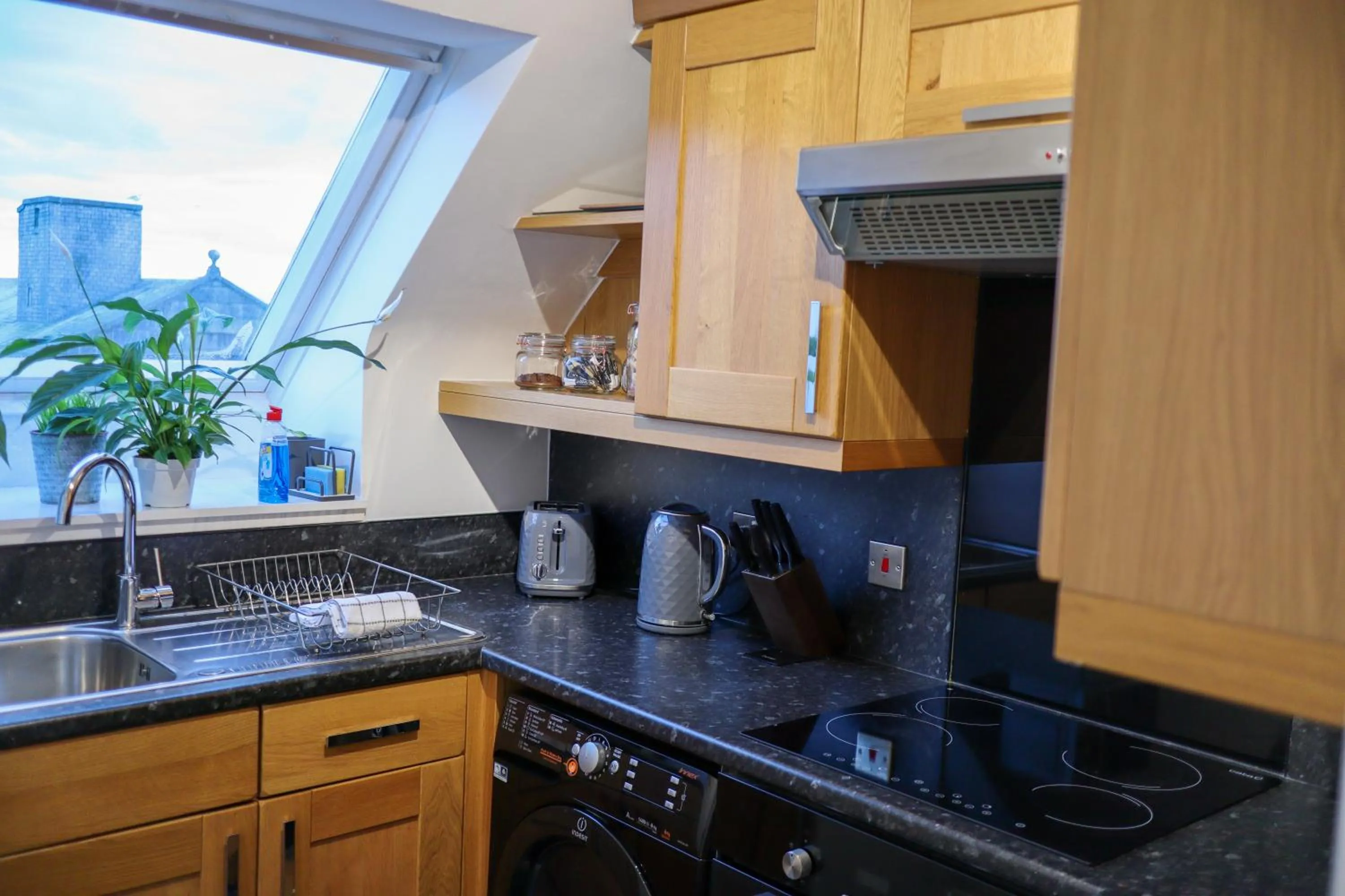 Kitchen or kitchenette in Silver City Apartments, Historic Apartment