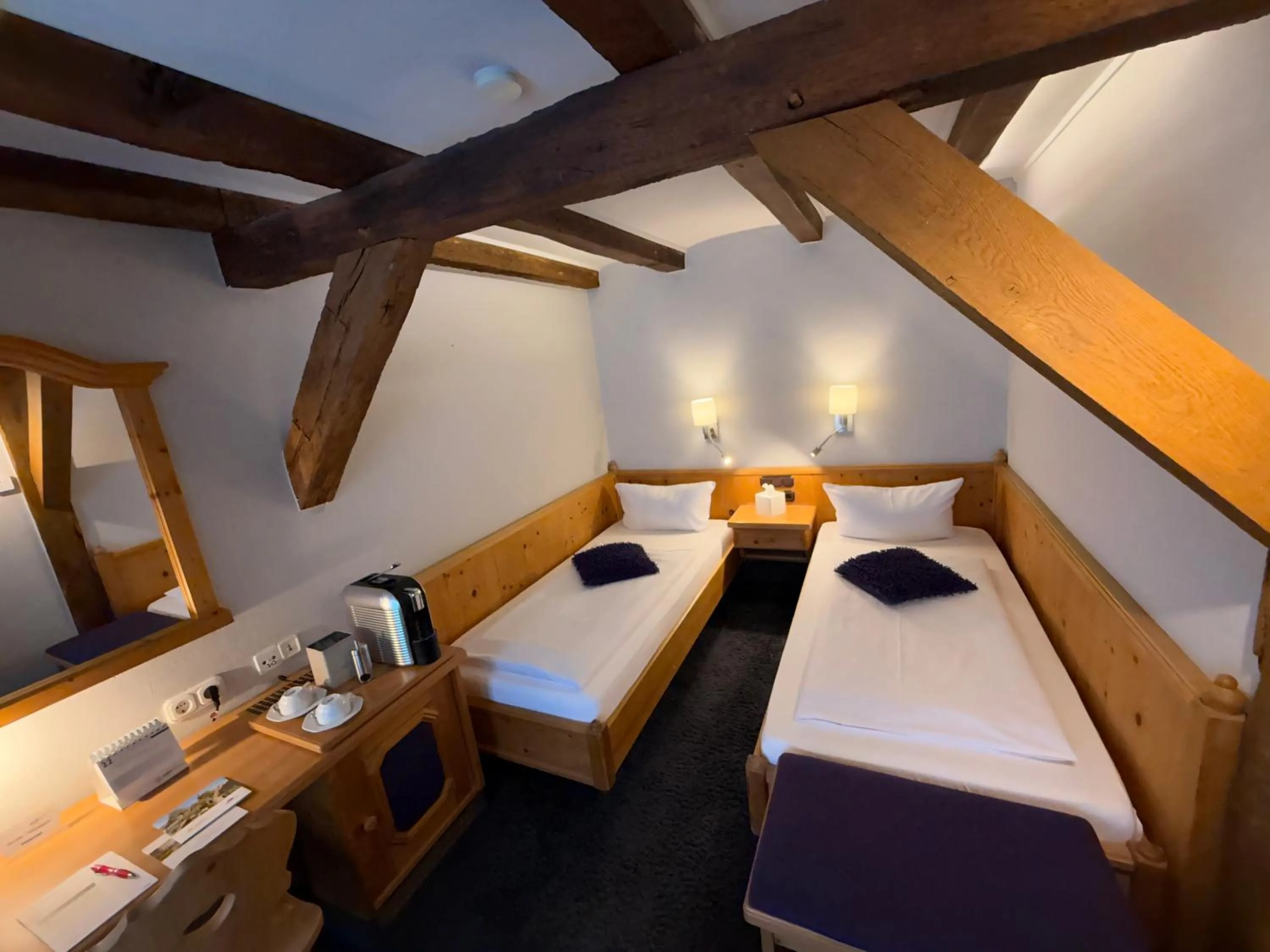 Bed in Malerwinkel Hotel