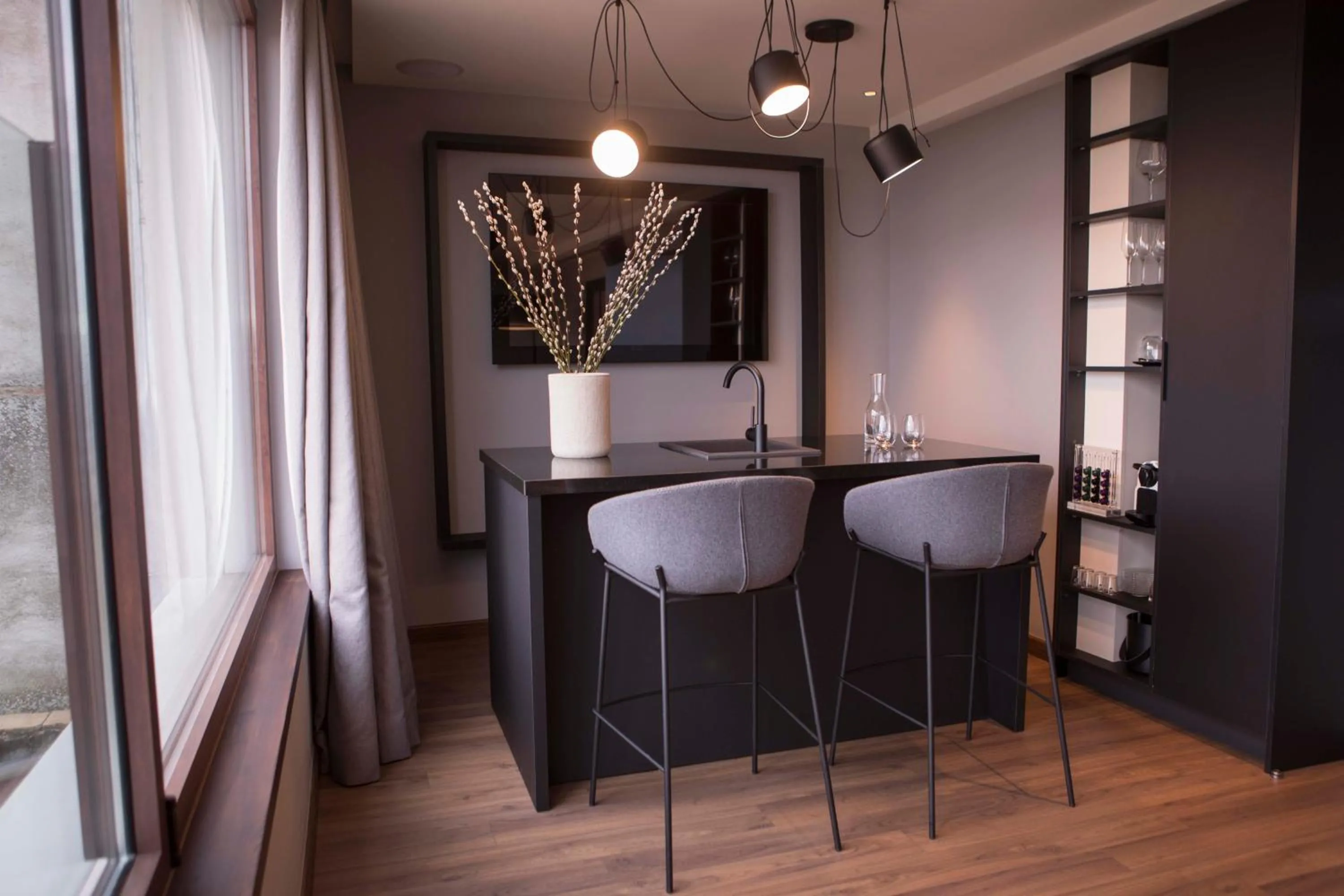 Living room in Vallivana Suites