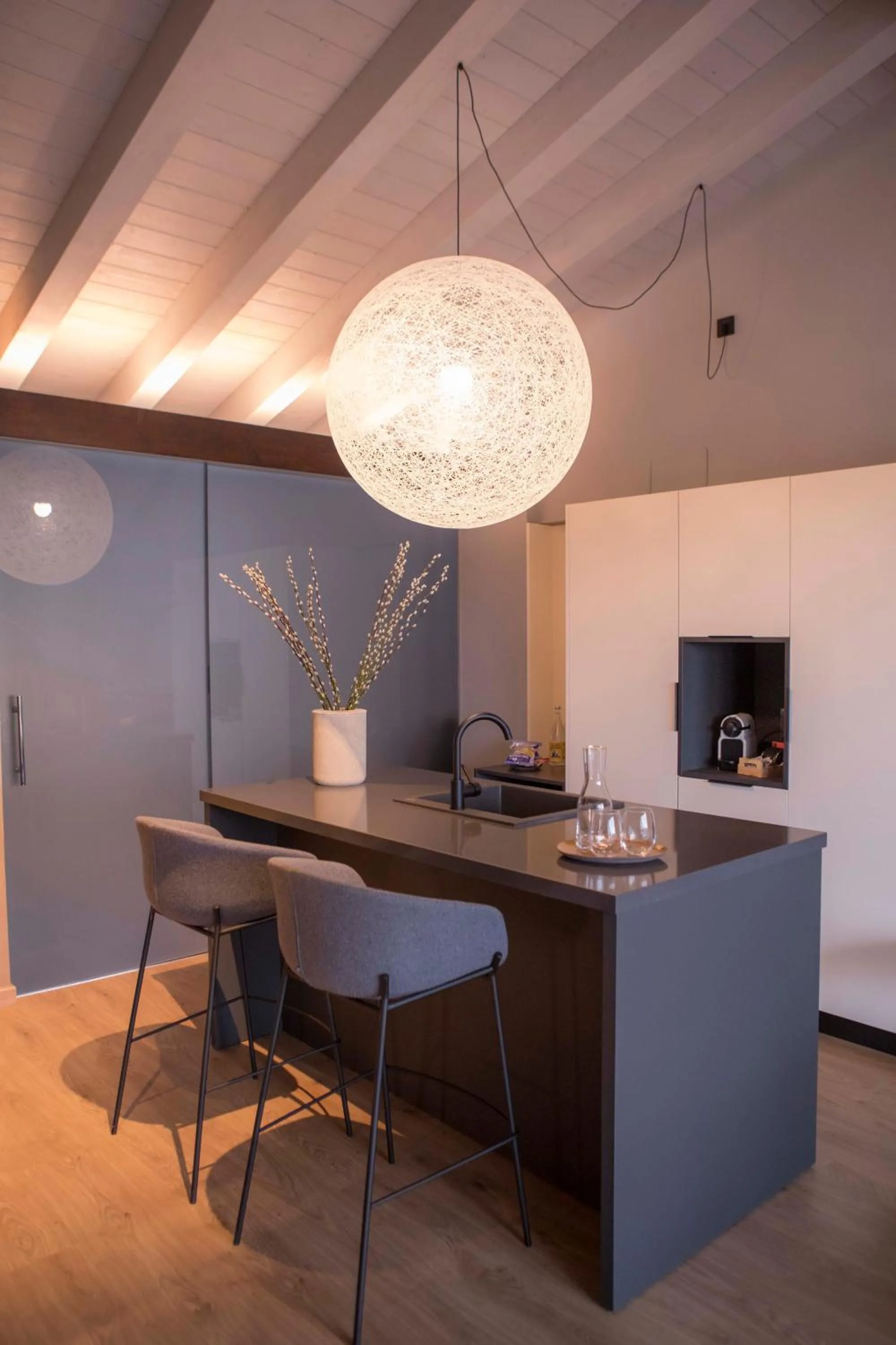 Kitchen or kitchenette in Vallivana Suites