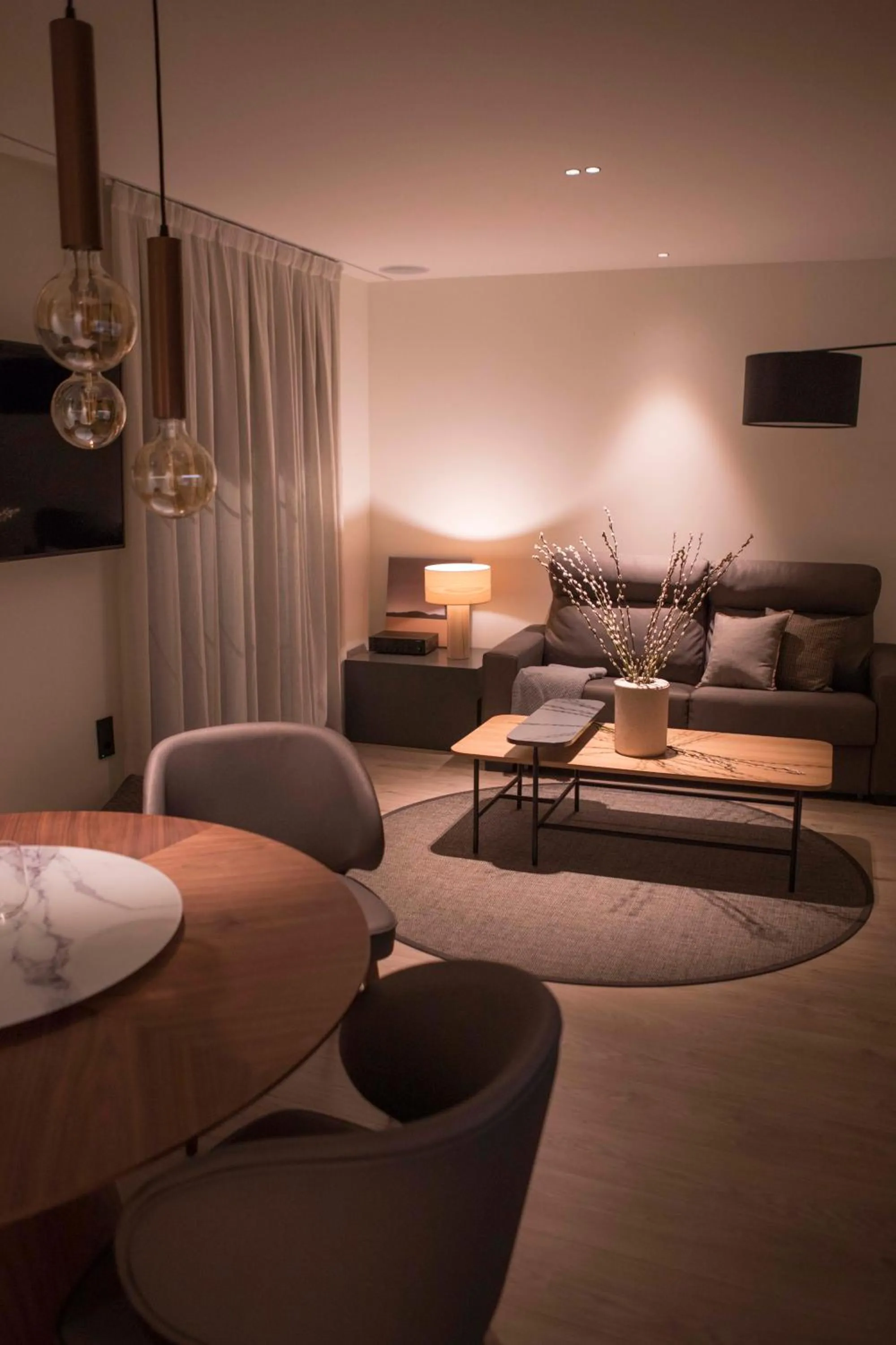 Living room in Vallivana Suites