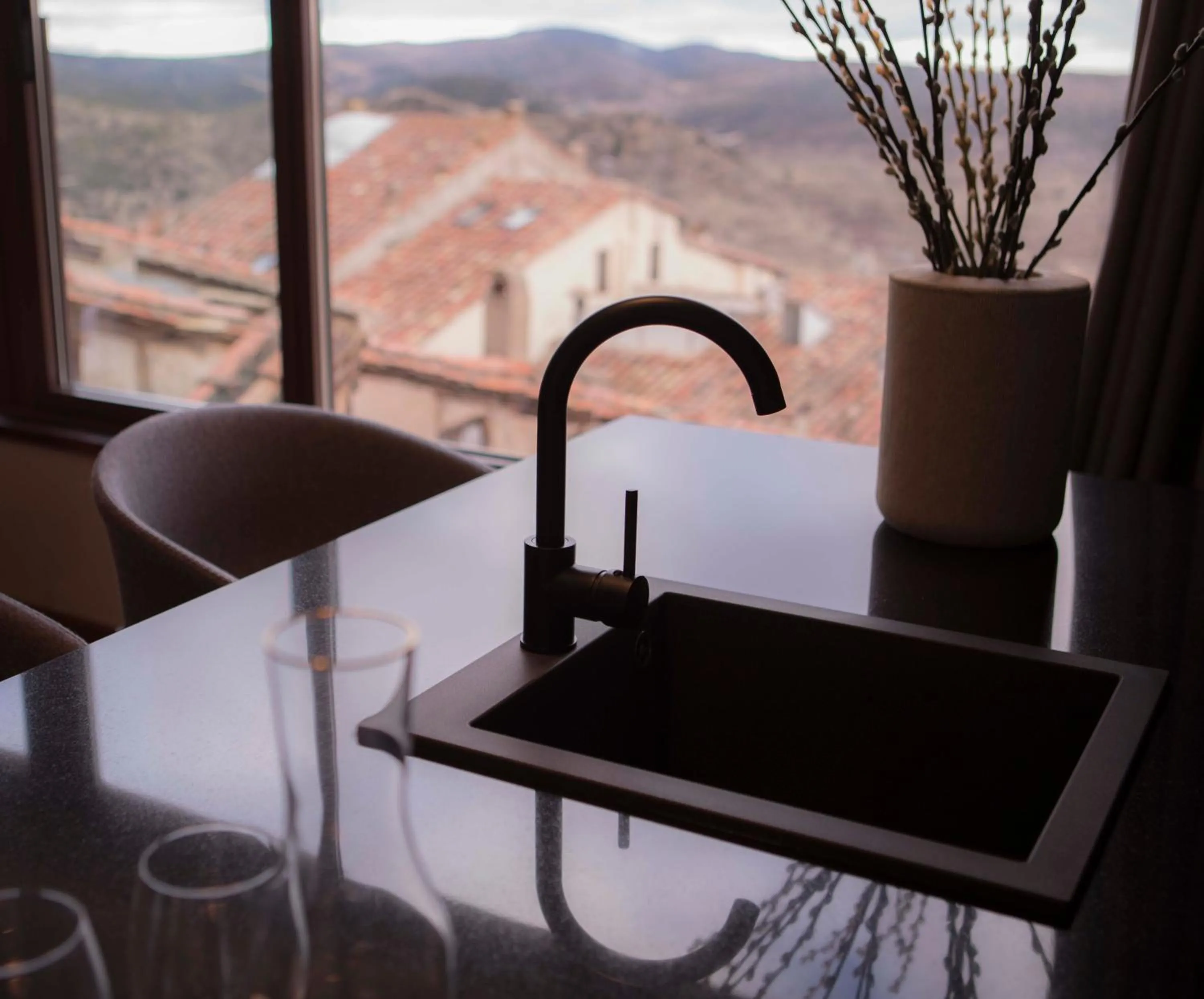 Dining area in Vallivana Suites