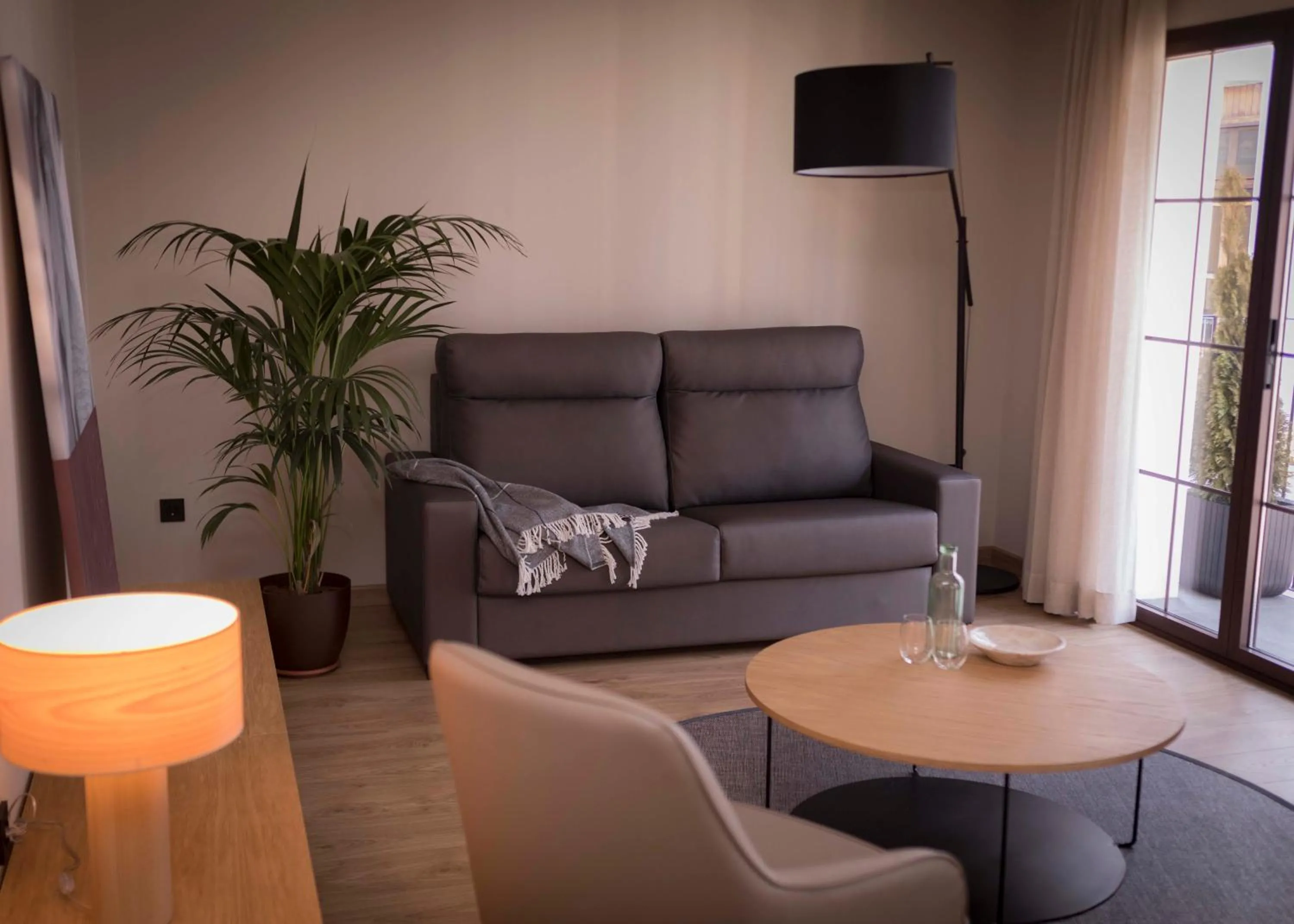 Living room in Vallivana Suites